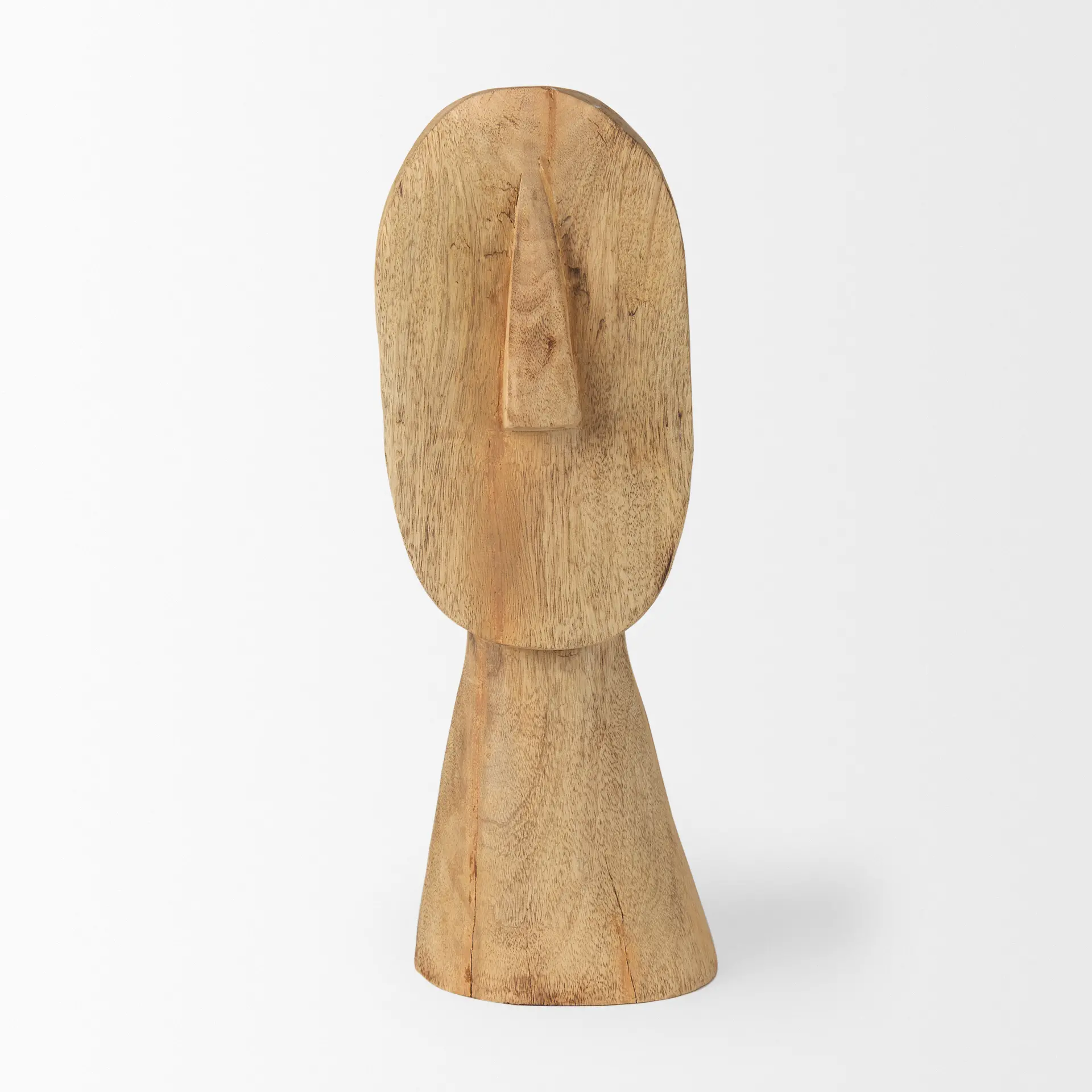 Ivan Large Wooden Head Sculpture-3