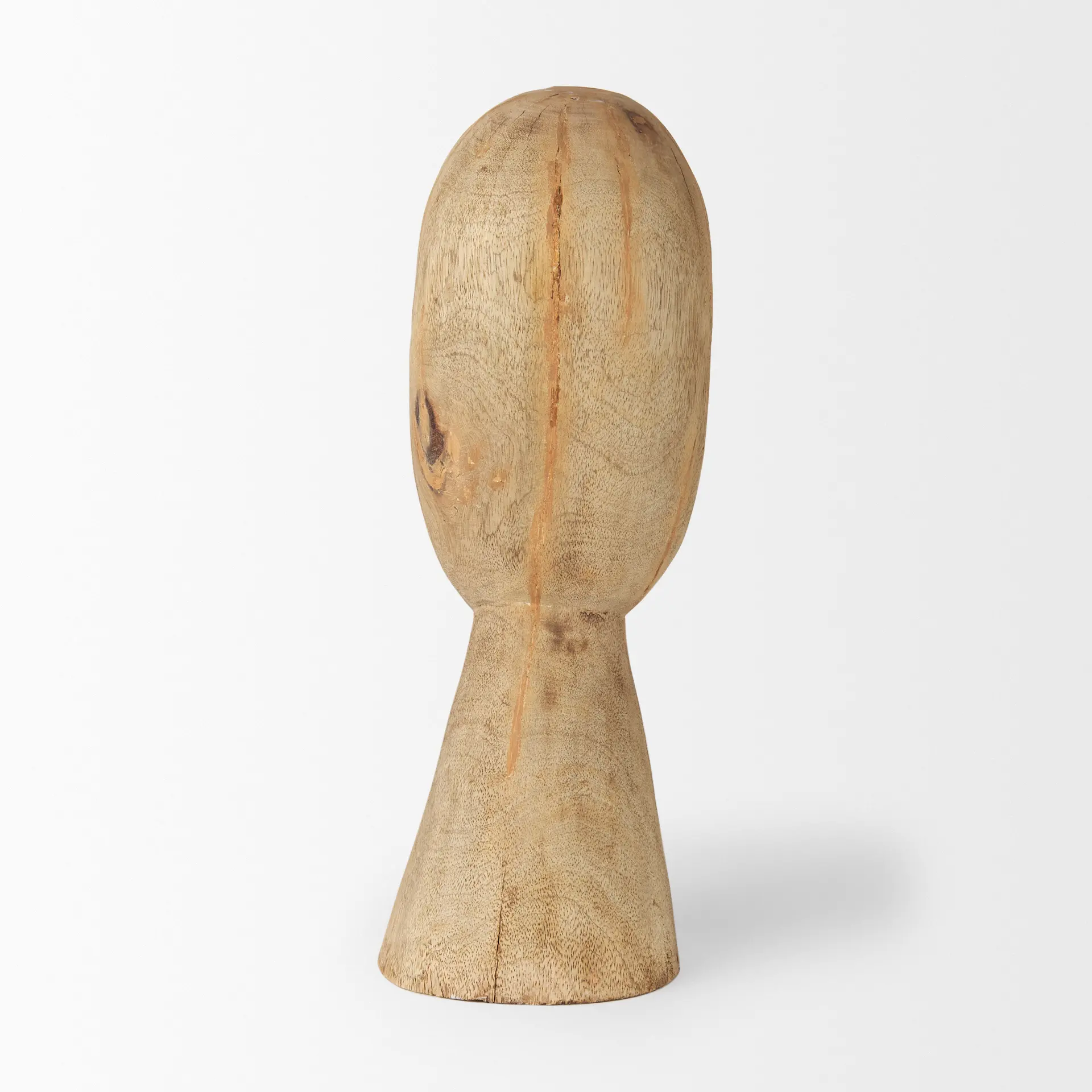 Ivan Large Wooden Head Sculpture-6
