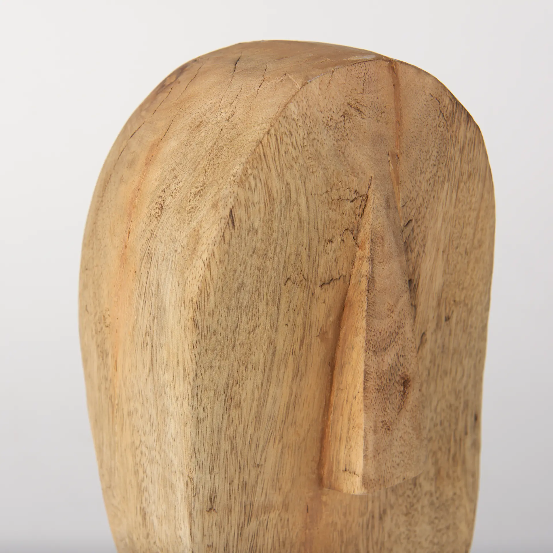 Ivan Large Wooden Head Sculpture-8