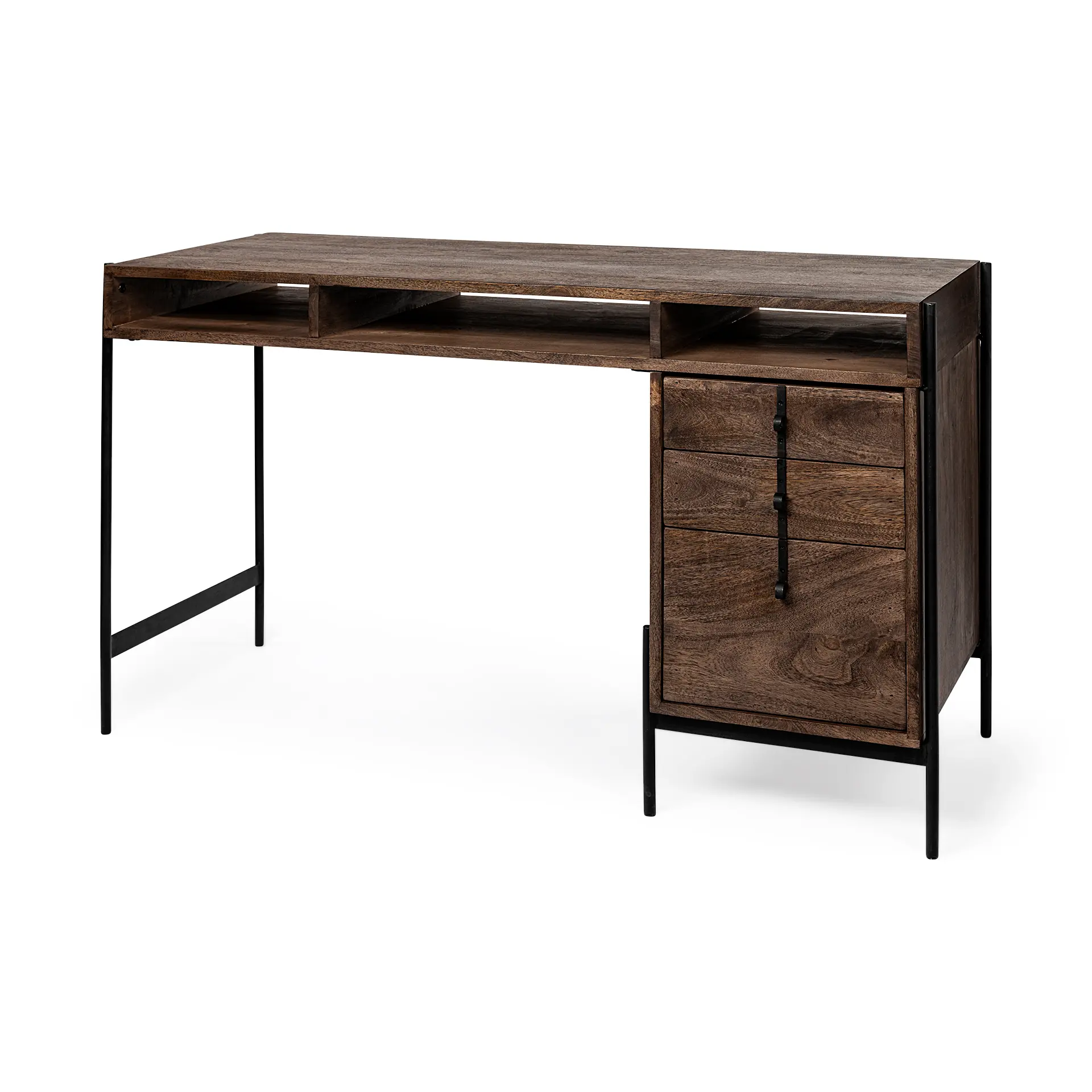 Glenn Dark Brown Office Desk-3