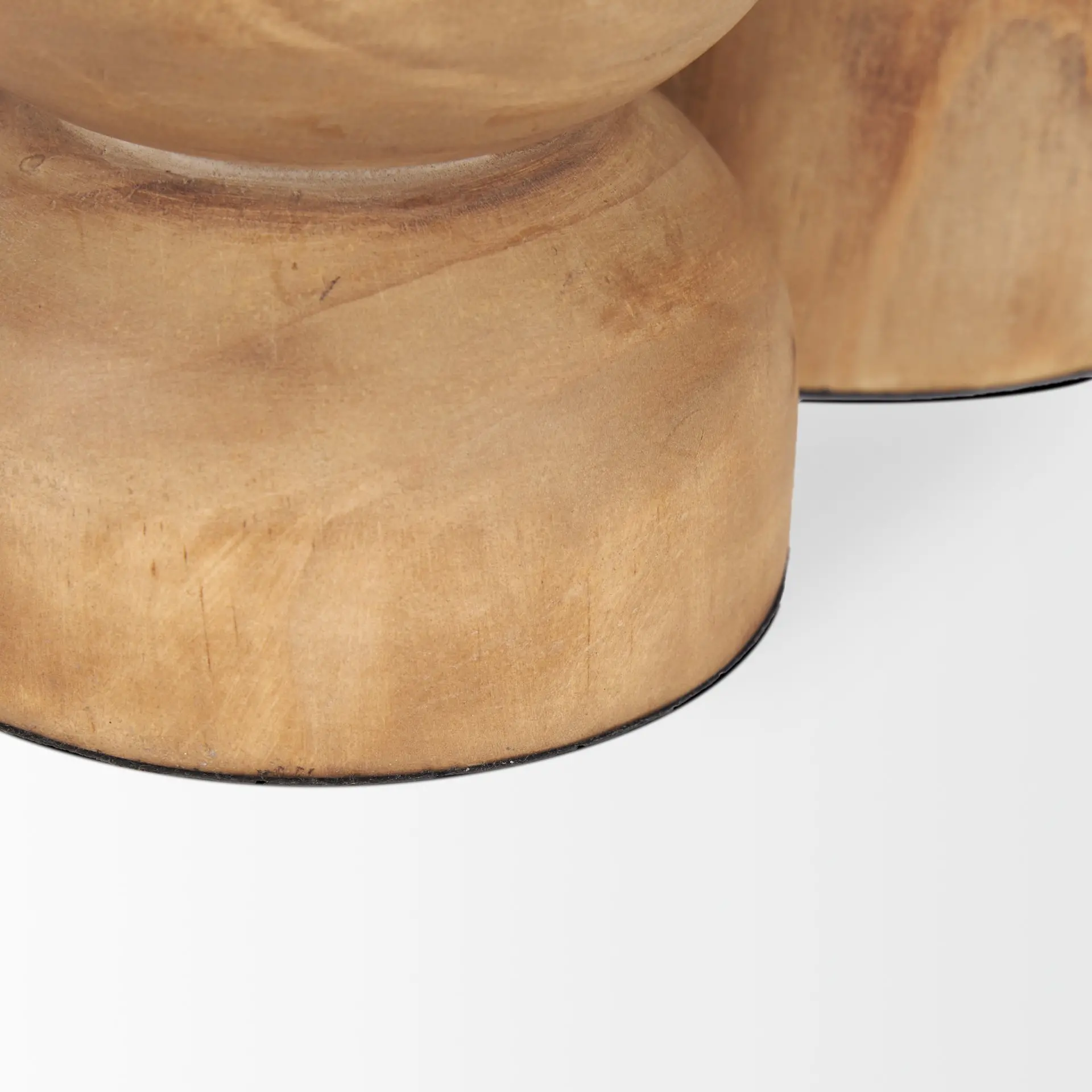 Aleena Wooden Candle Holder Set of 2-7