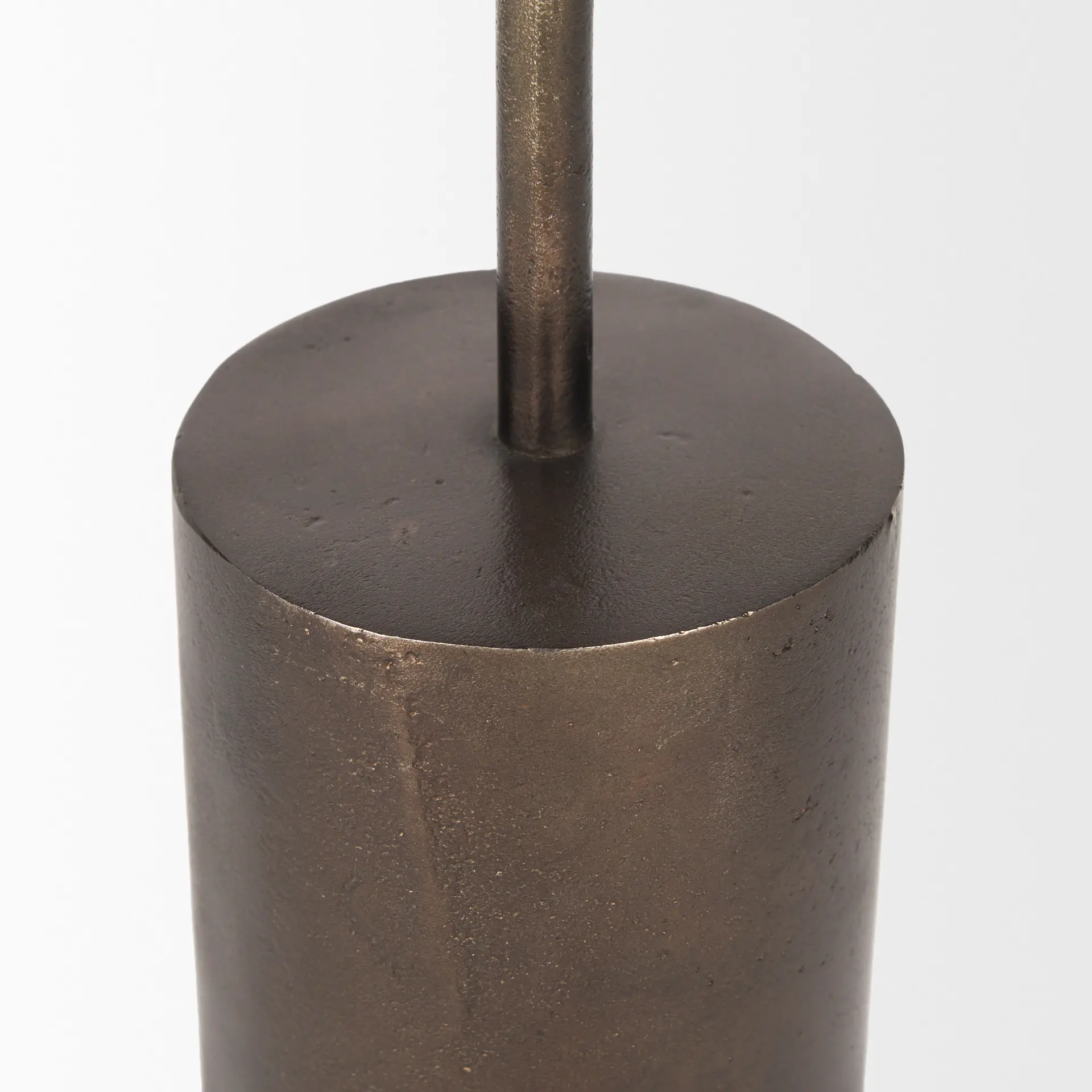 Petria Antiqued Gold Metal Taper Candle Holders-7