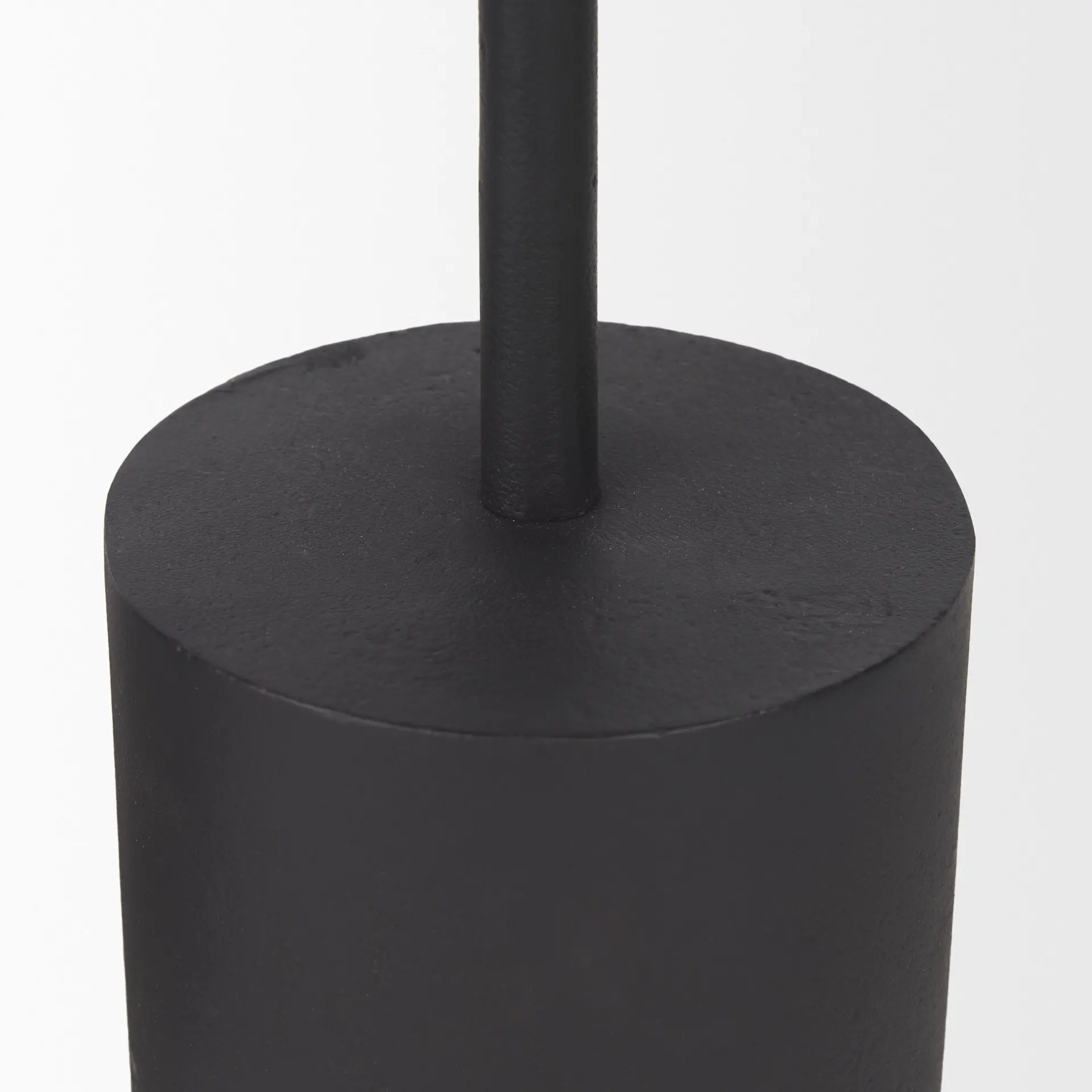 Petria Matte Black Metal Taper Candle Holders-6