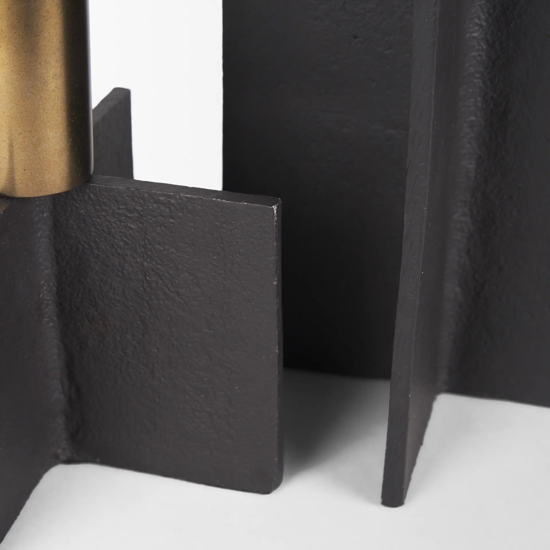 Pia Matte Black Metal Taper Candle Holders, Set of 2-5