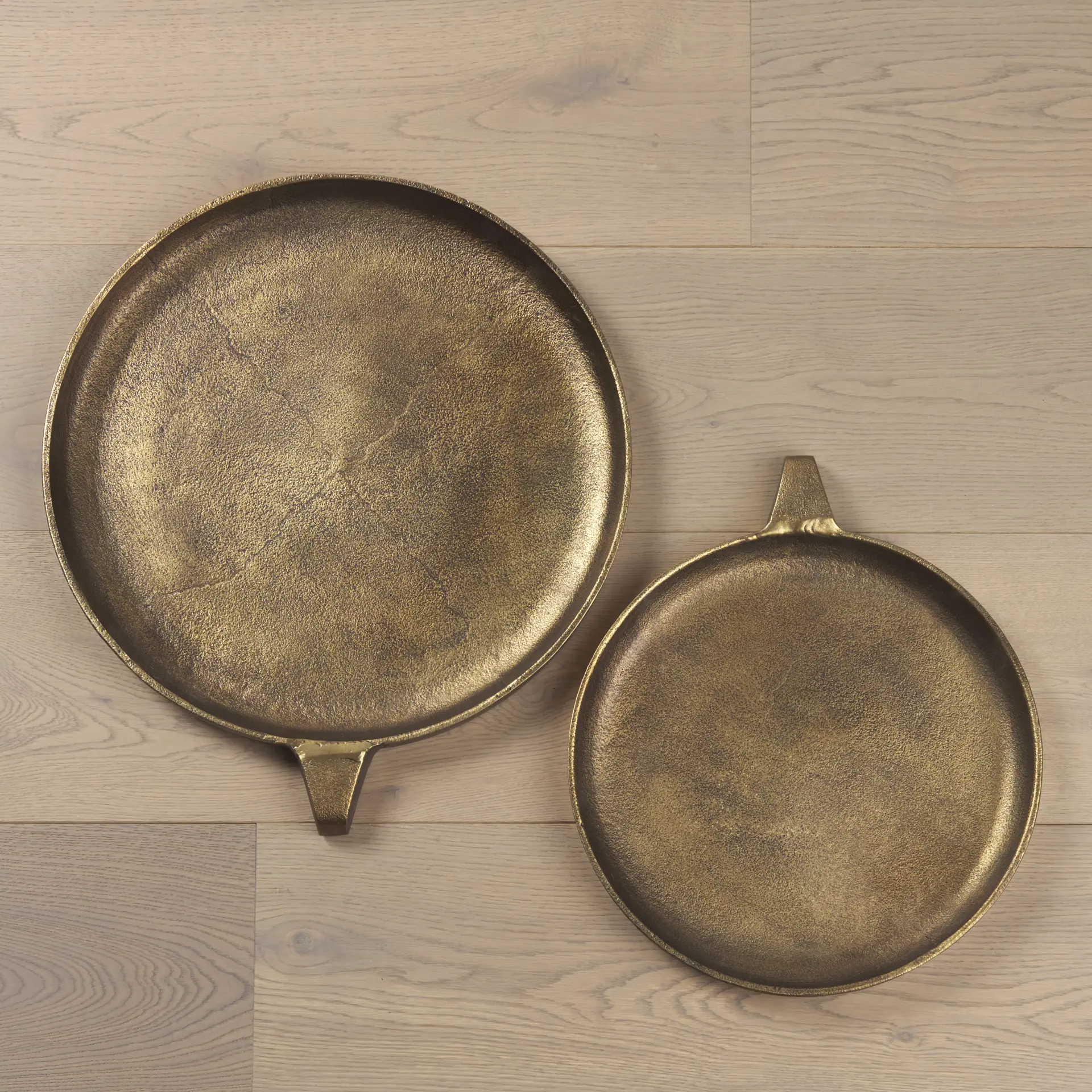 Marlowe Large Antiqued Gold Tray-1