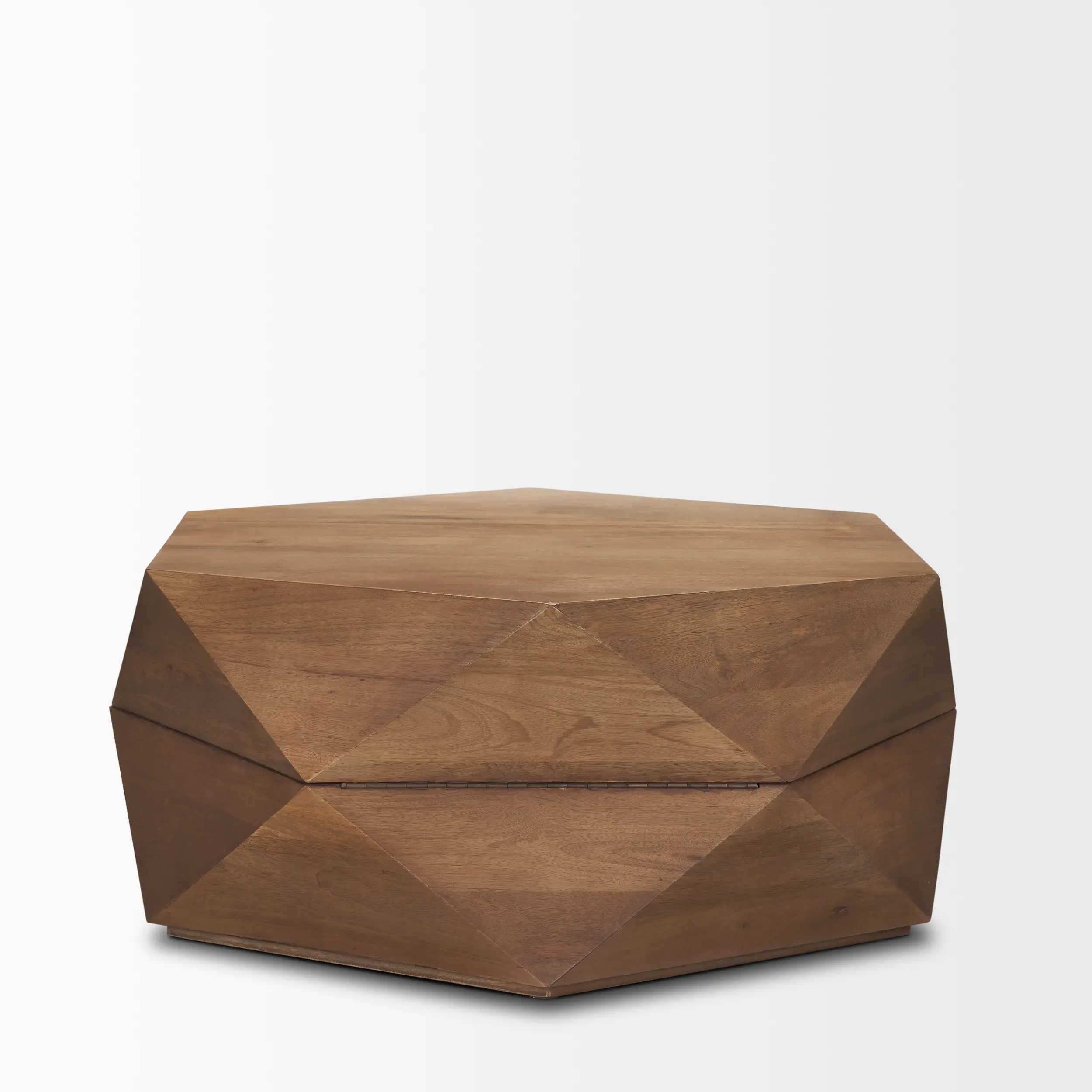 Arreto Hexagon Storage Coffee Table-6