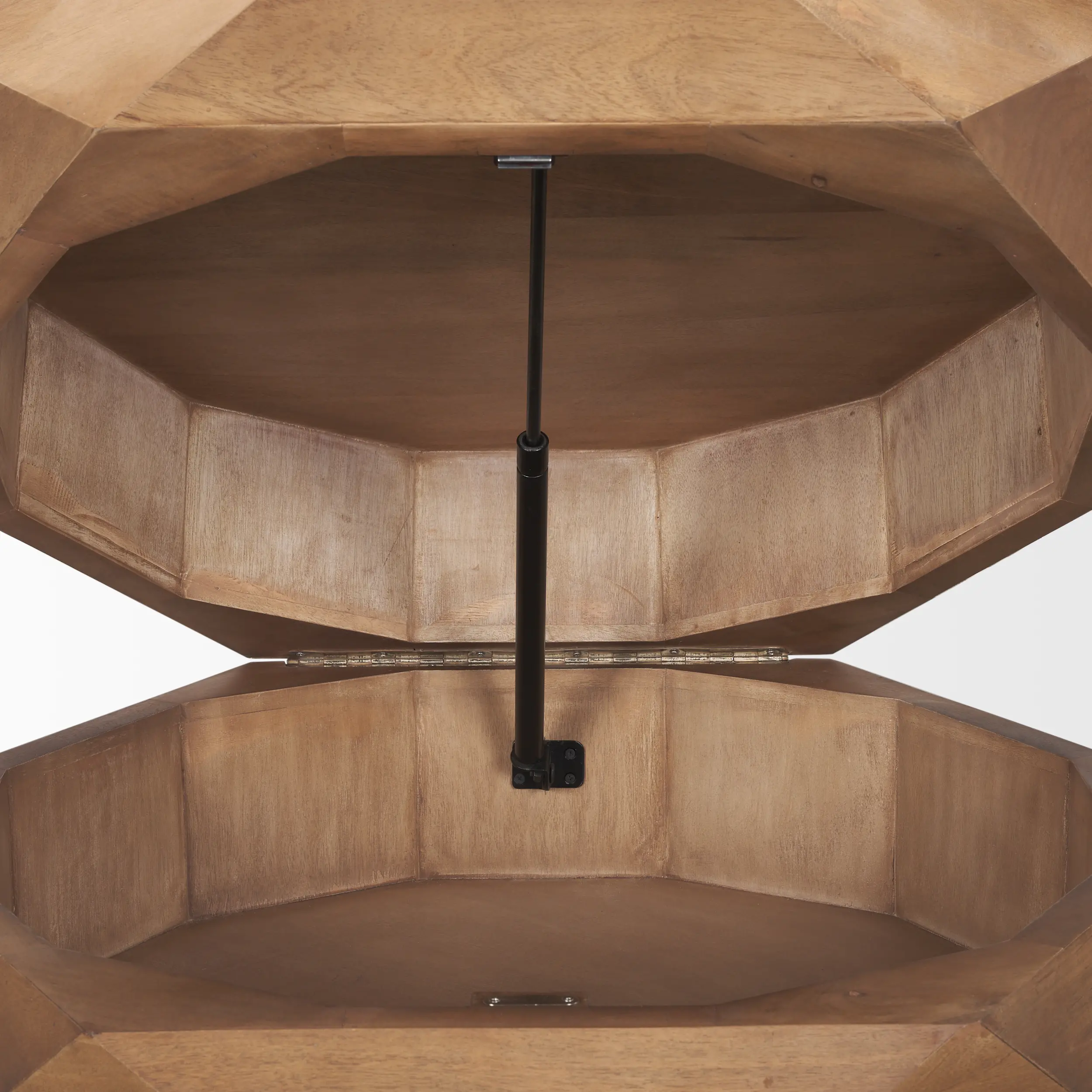 Arreto Hexagon Storage Coffee Table-8