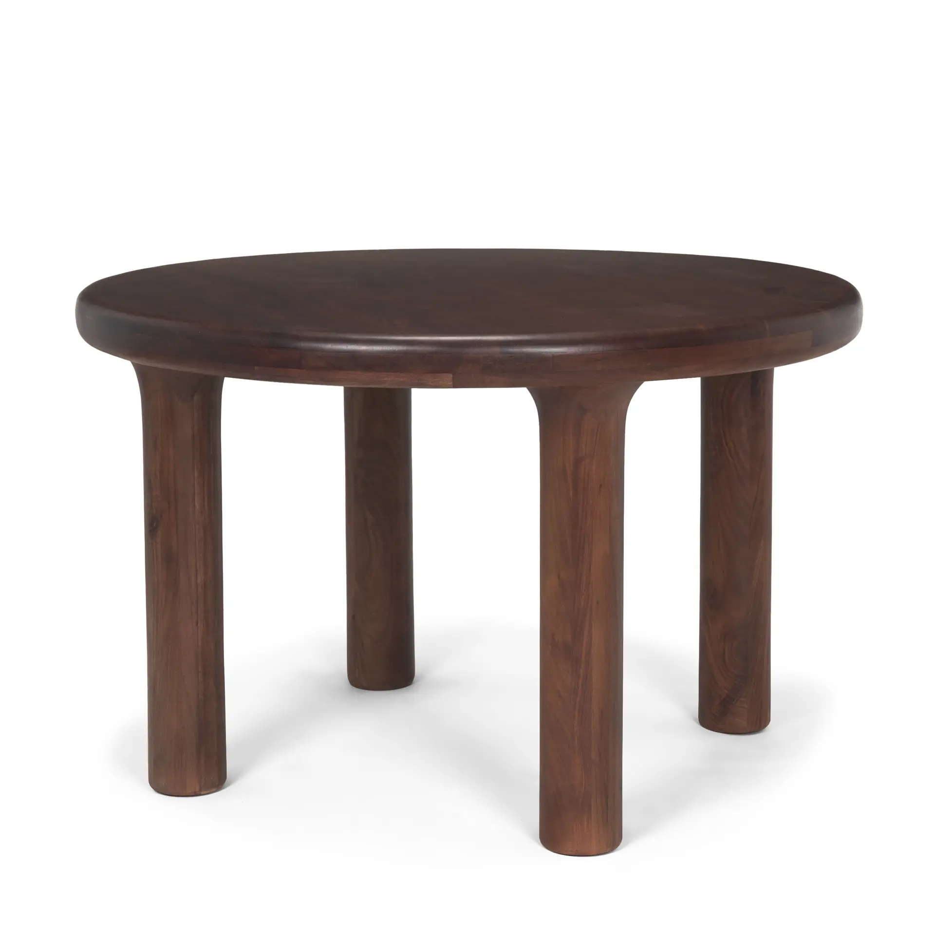 Soma 48 Red Brown Acacia Wood Dining Table-2