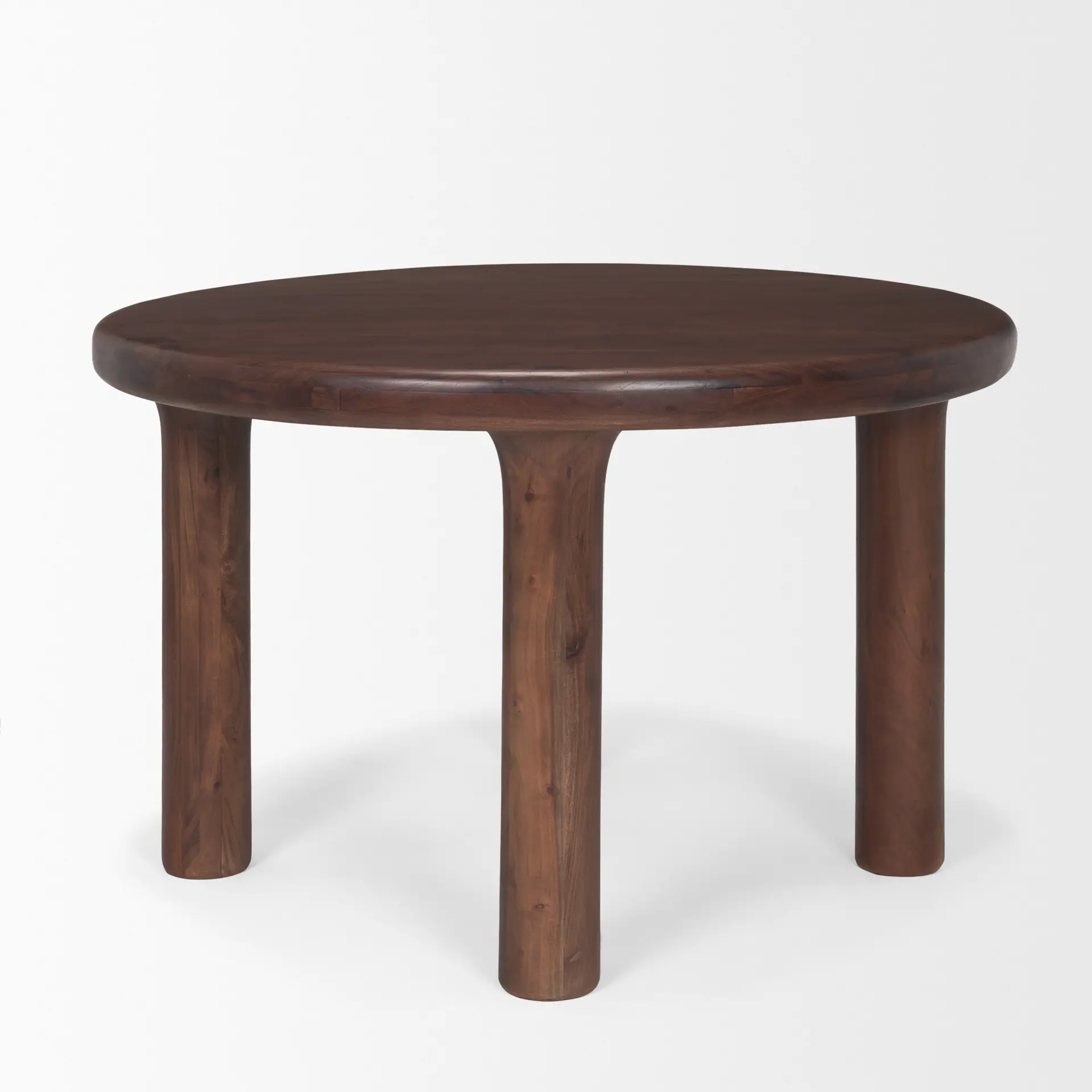 Soma 48 Red Brown Acacia Wood Dining Table-3
