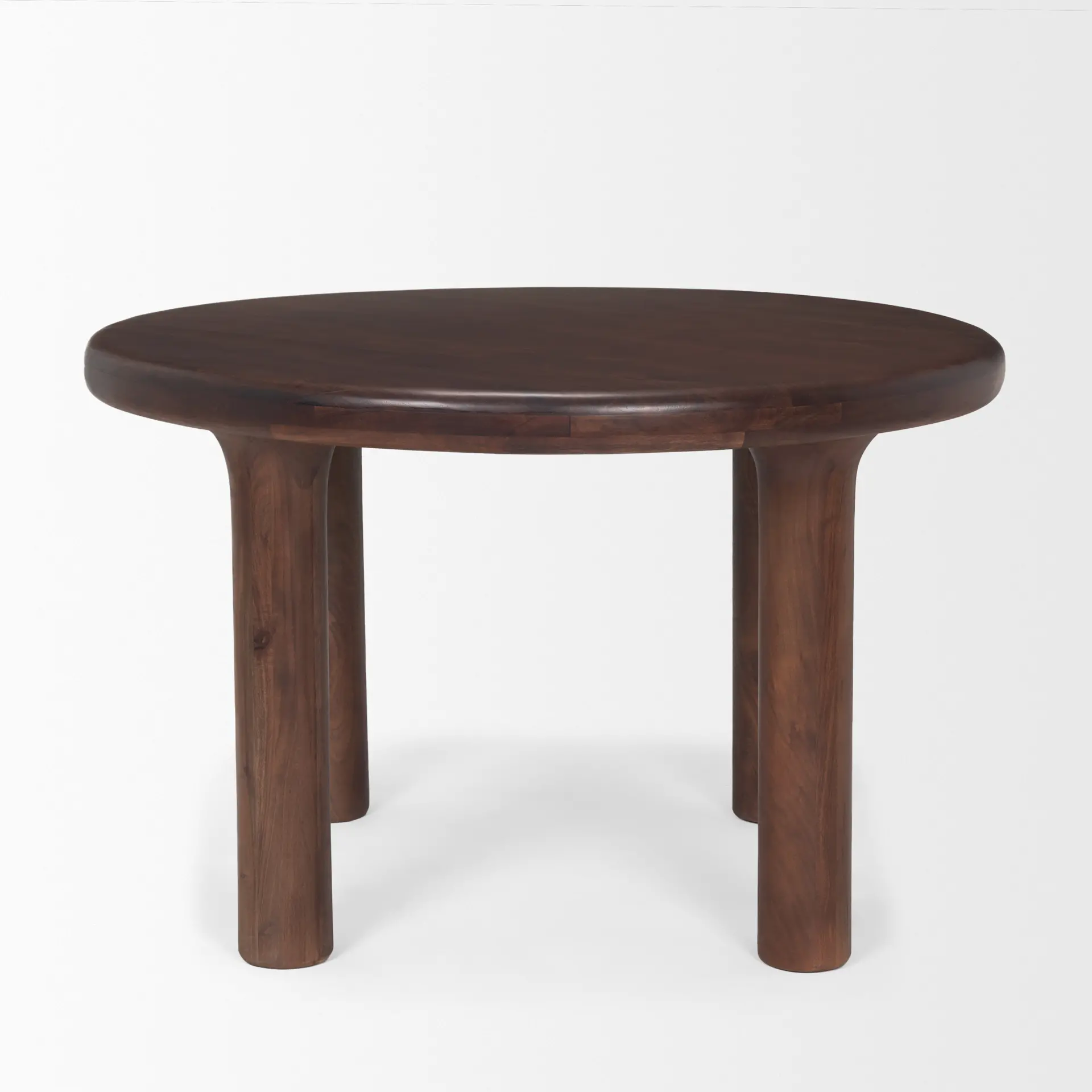 Soma 48 Red Brown Acacia Wood Dining Table-4