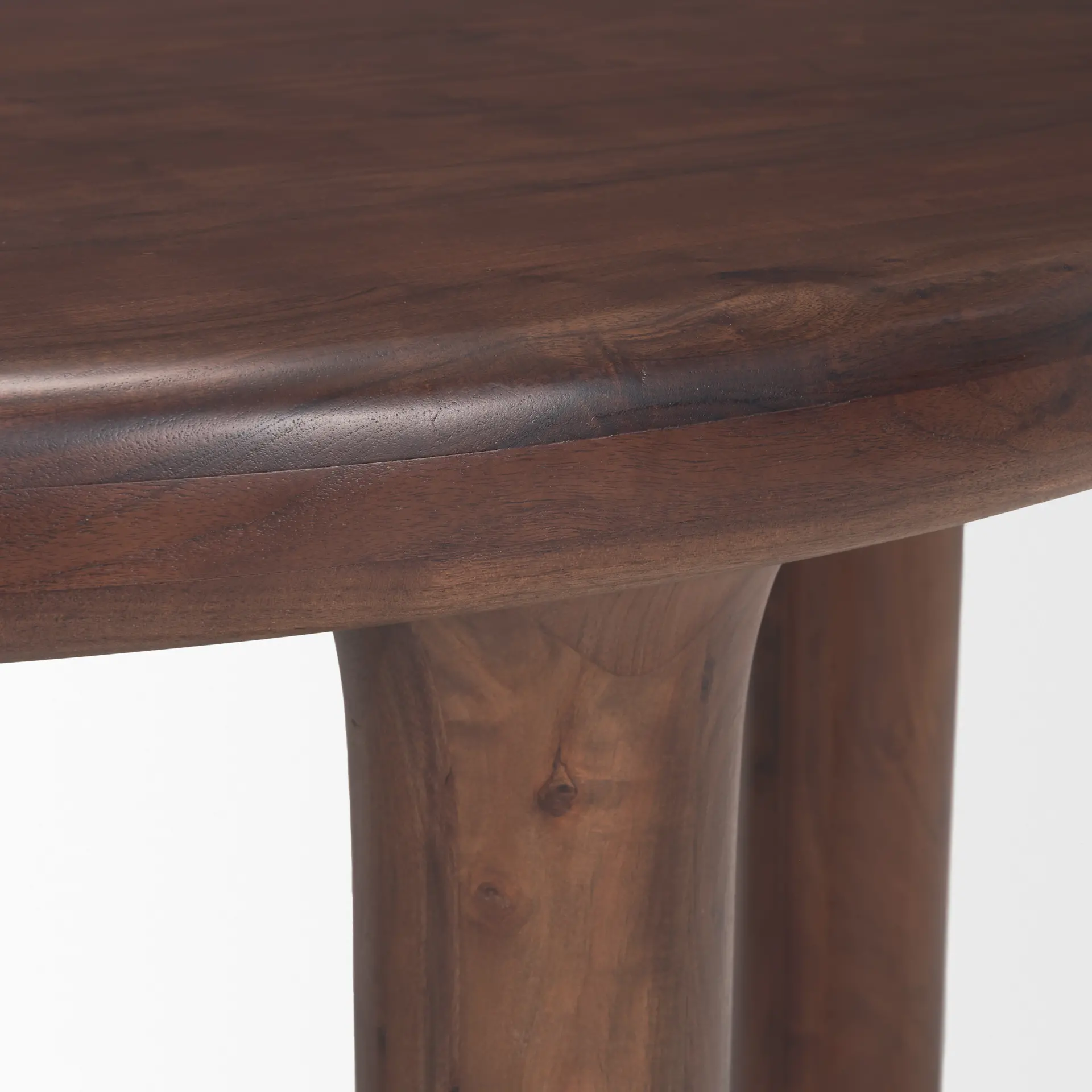 Soma 48 Red Brown Acacia Wood Dining Table-7