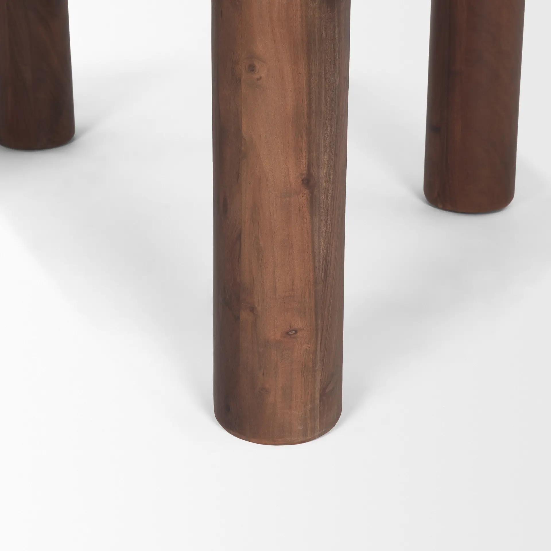 Soma 48 Red Brown Acacia Wood Dining Table-8