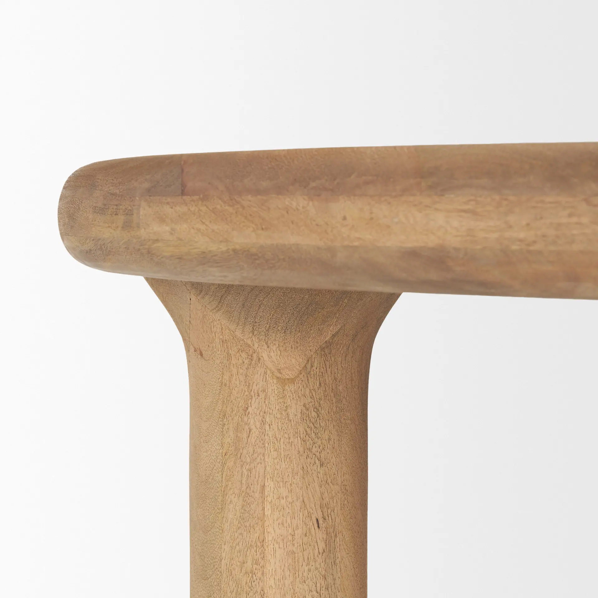Soma 48 Light Brown Mango Wood Dining Table-8