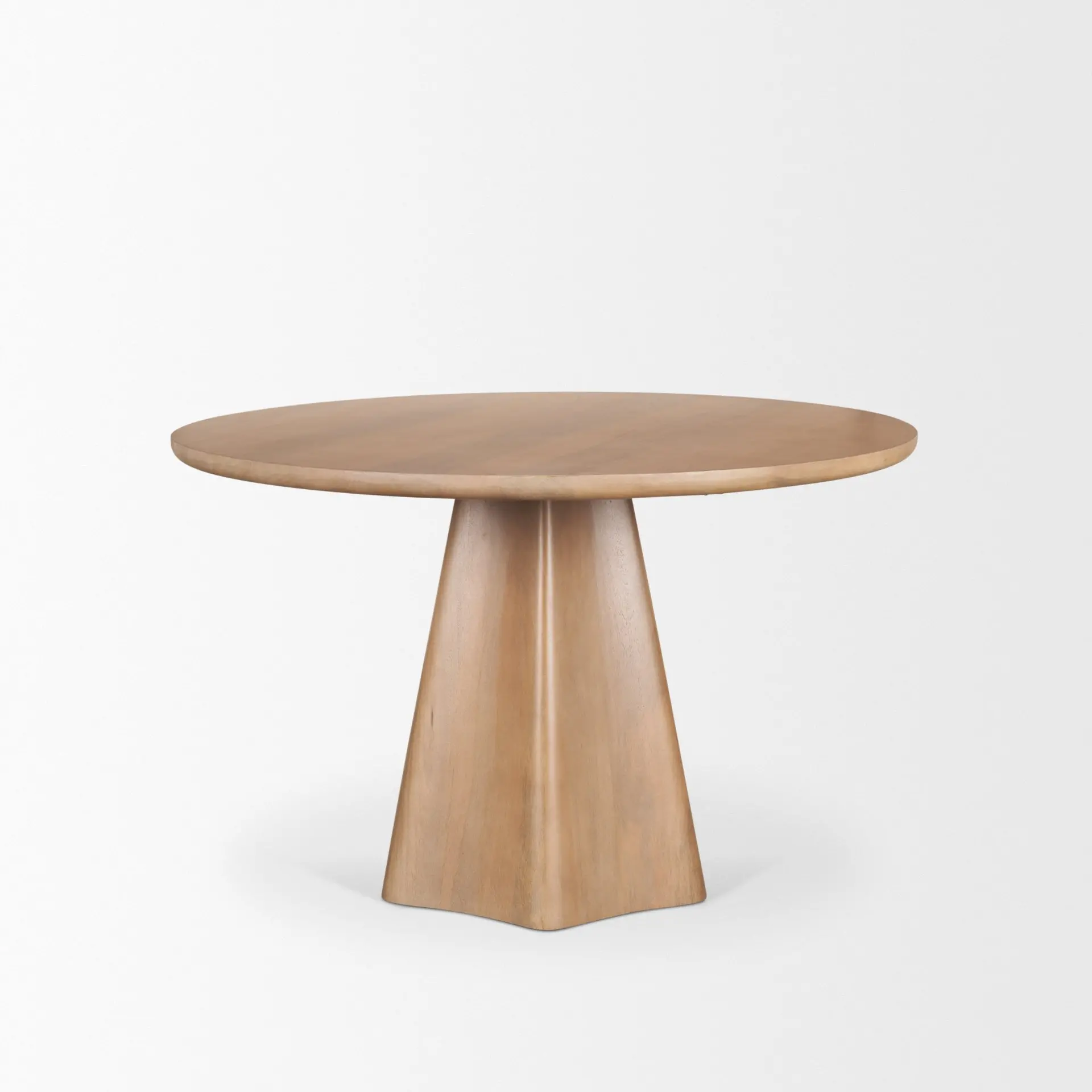 Jovani 48 Solid Light Brown Mango Wood Dining Table-4