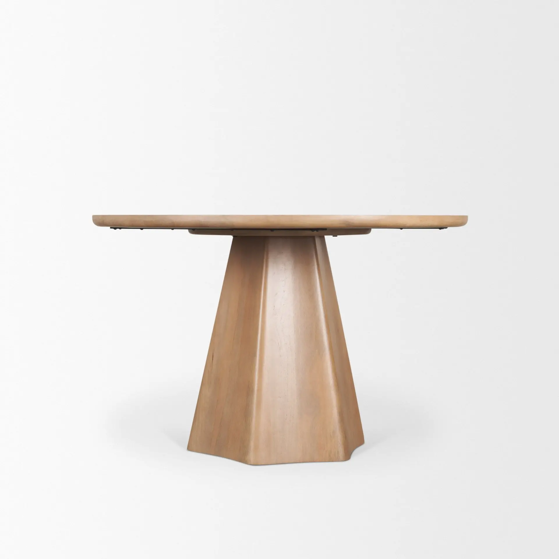 Jovani 48 Solid Light Brown Mango Wood Dining Table-5