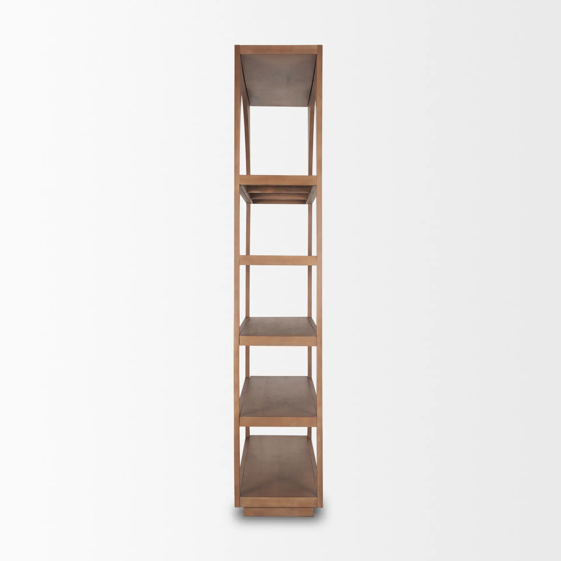 Bela Wood Arched Bookshelf-4