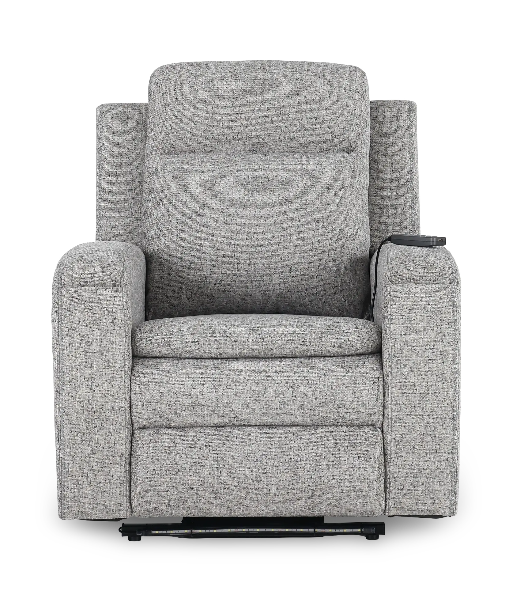 Armstrong Shore Light Gray Power Recliner with Heat and Massage-4