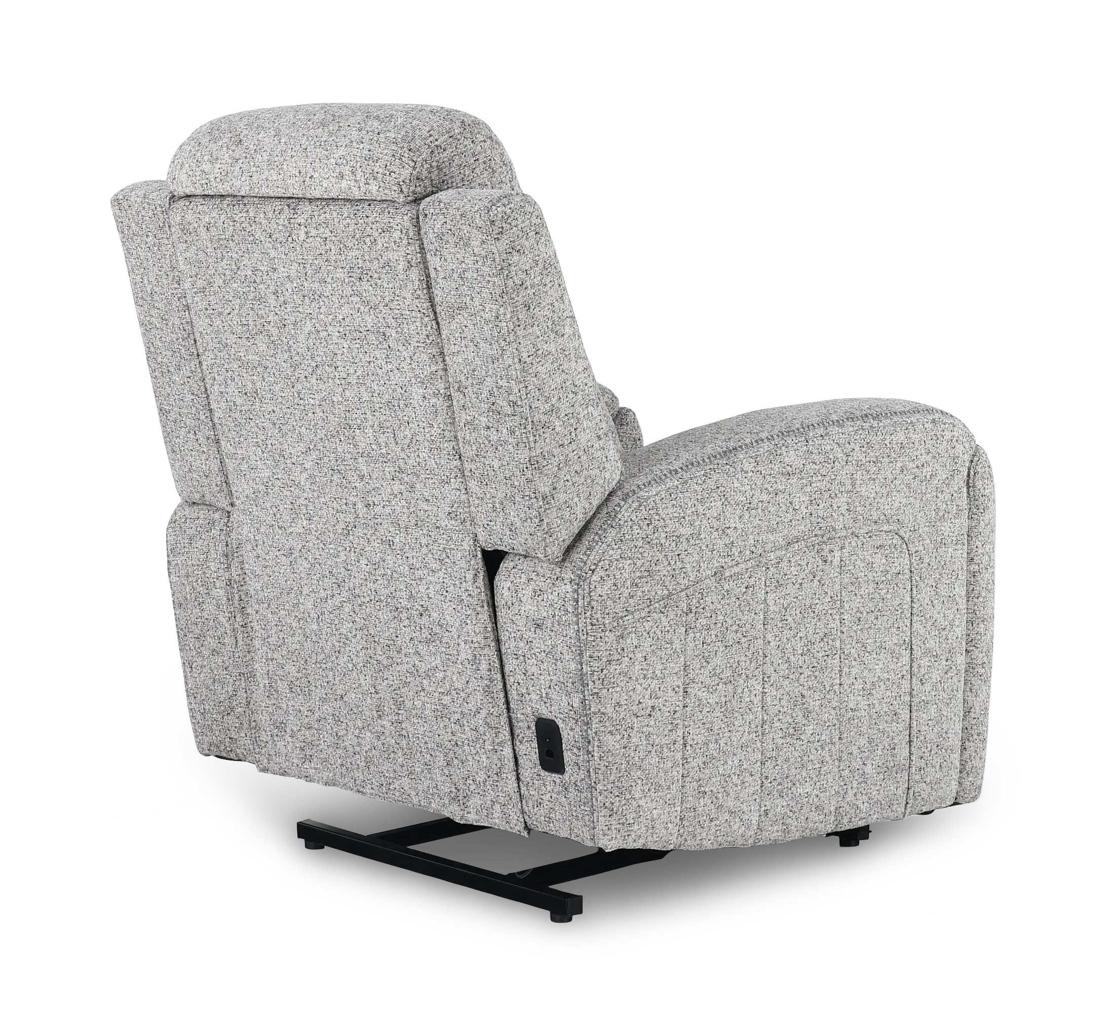 Armstrong Shore Light Gray Power Recliner with Heat and Massage-7