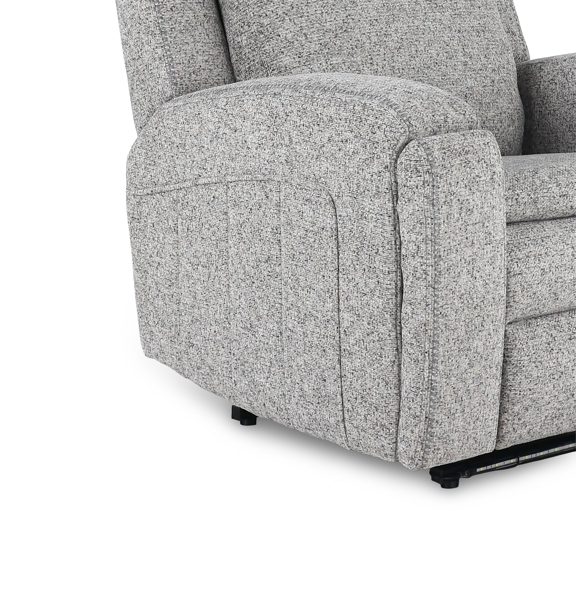 Armstrong Shore Light Gray Power Recliner with Heat and Massage-8