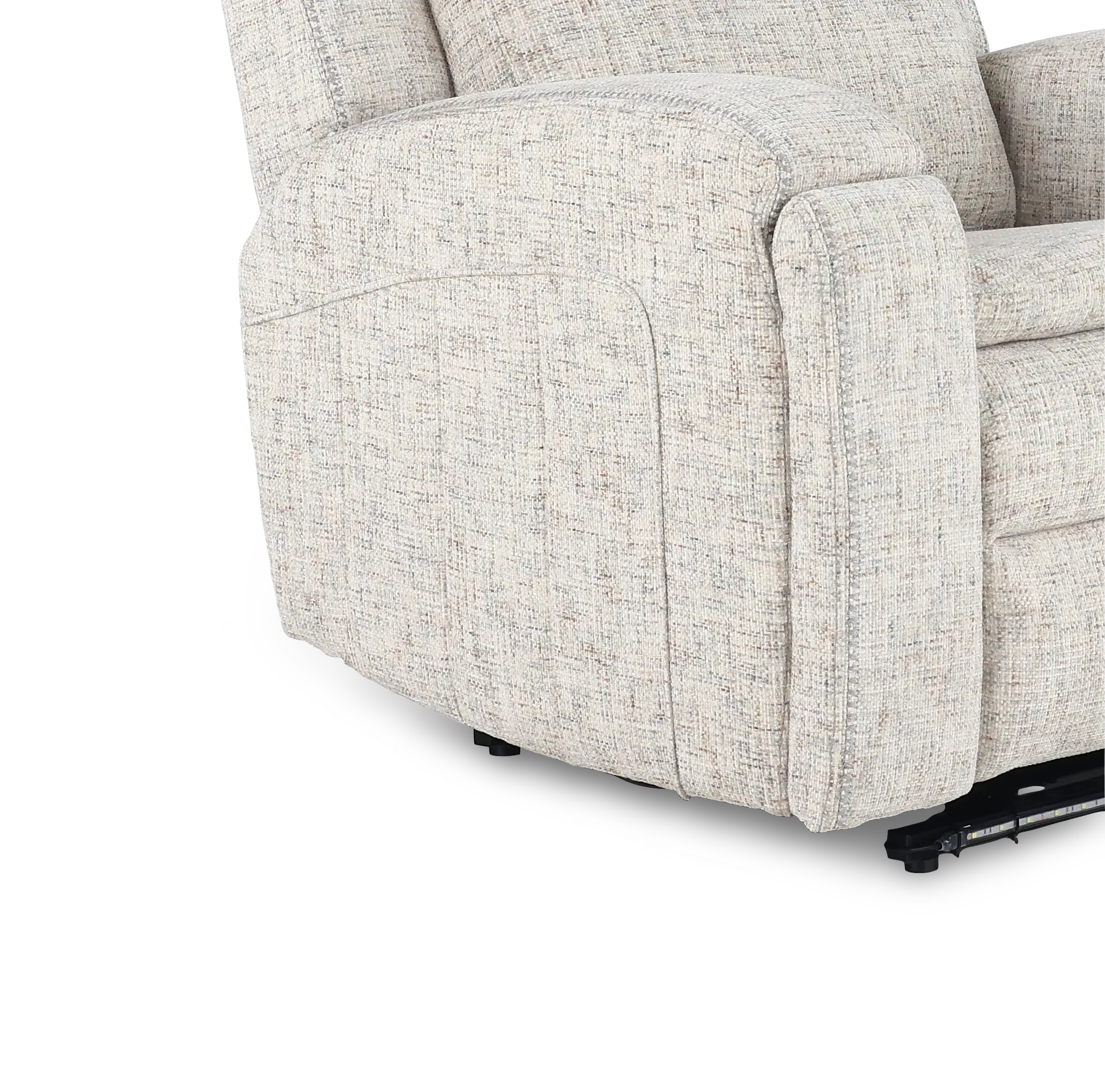 Armstrong Storm Beige Power Recliner with Heat and Massage-8