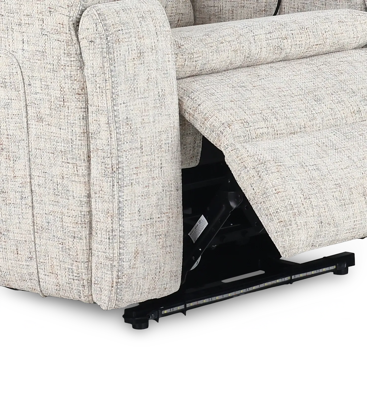 Armstrong Storm Beige Power Recliner with Heat and Massage-9