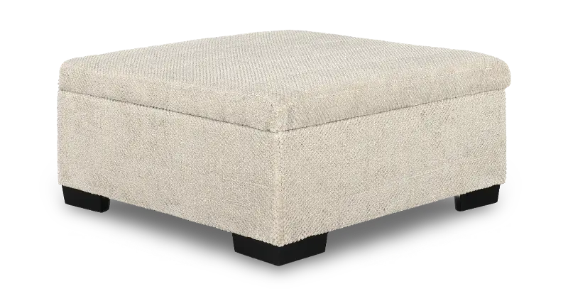 Dante Light Taupe Storage Ottoman