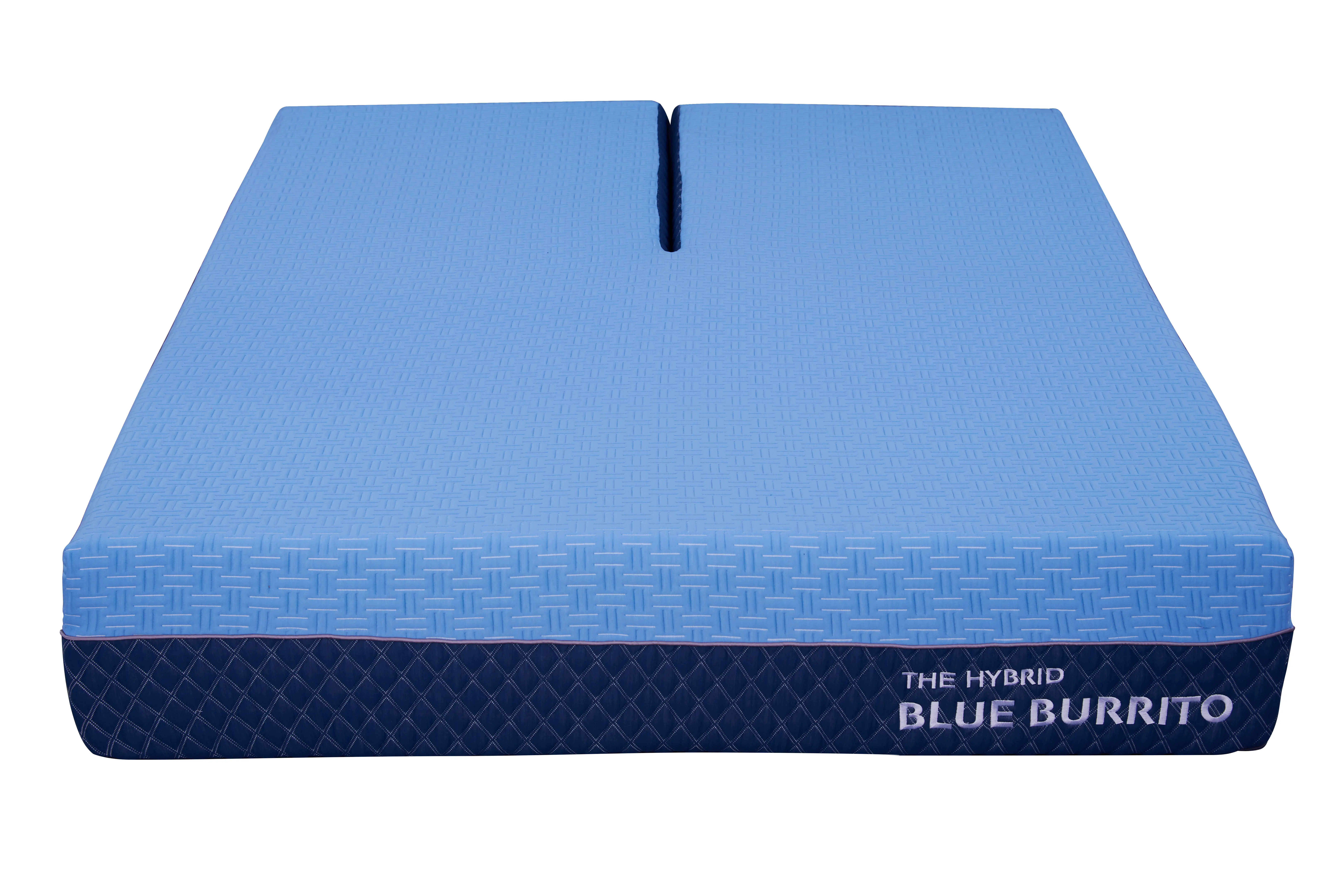 BH-BBHY-110FK Blue Burrito Hybrid 2.0 Memory Foam Split-Head King Mattress-3
