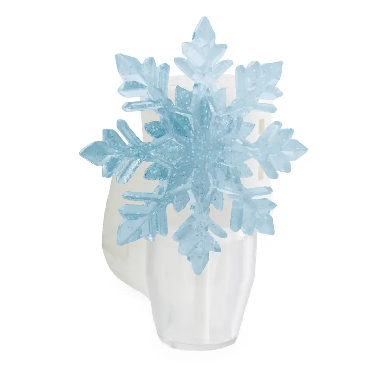 Blue and White Snowflake Pluggable Fragrance Warmer