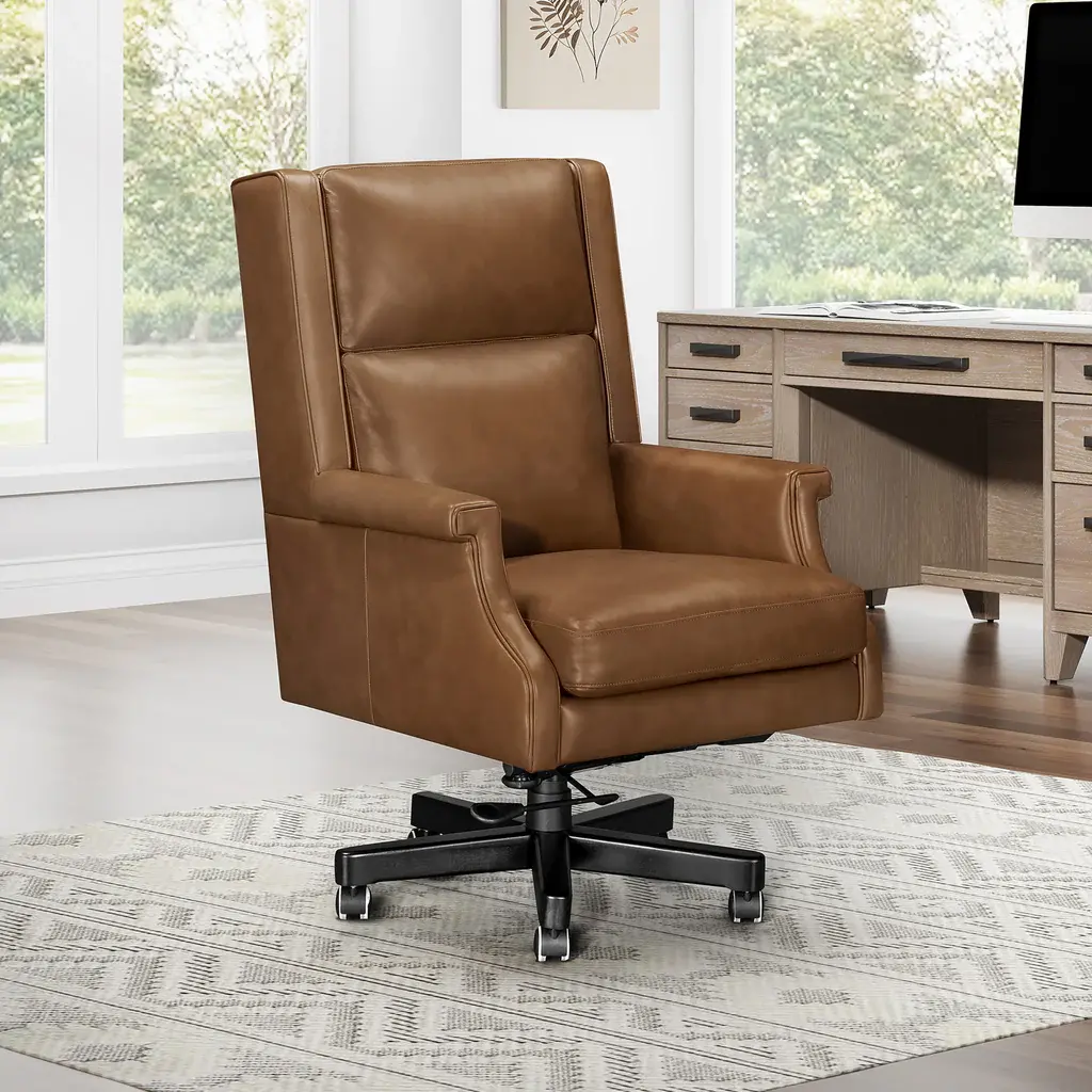 Renaissance Brown Office Chair-2