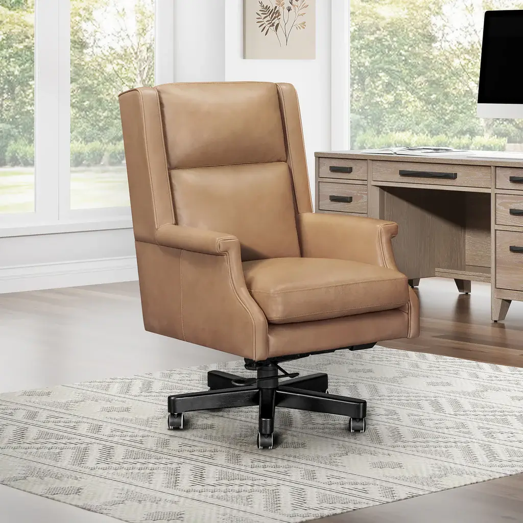 Renaissance Tan Office Chair-2