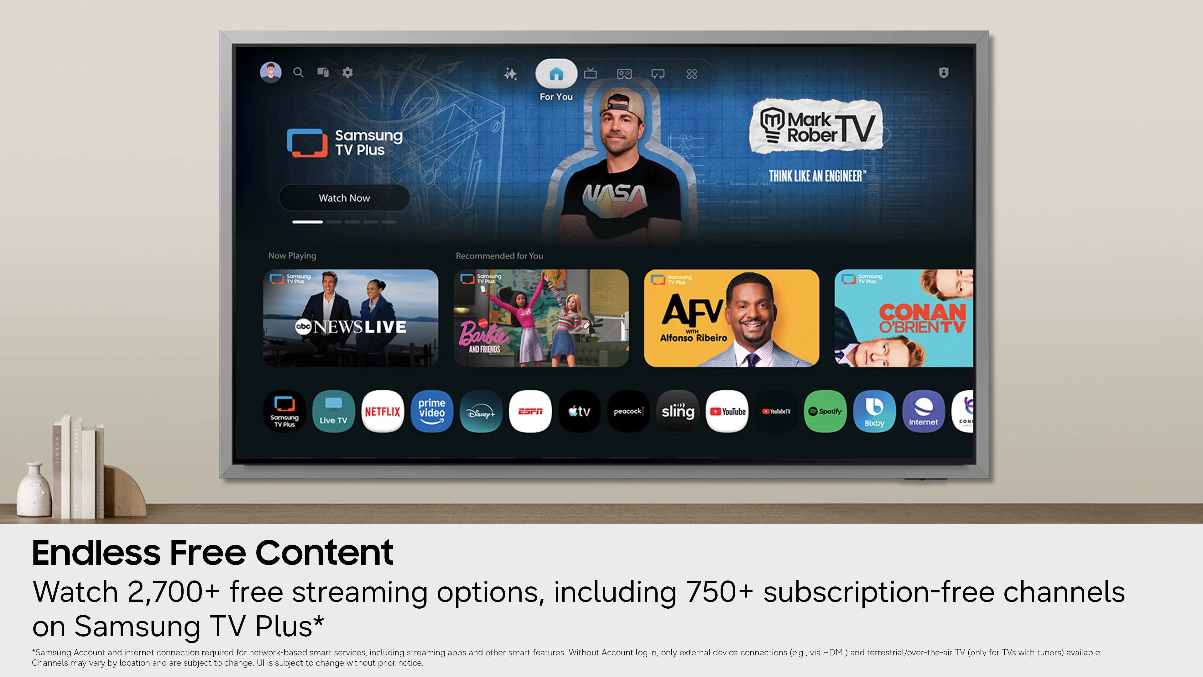 UN65M70HAFXZA Samsung 65 Class M70H Series Mini LED 4K UHD Samsung Vision AI Companion Smart Tizen TV-11