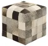 Multi Leather Cowhide Stool