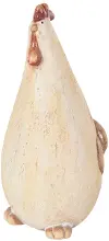 Cream Standing Rooster Sculpture