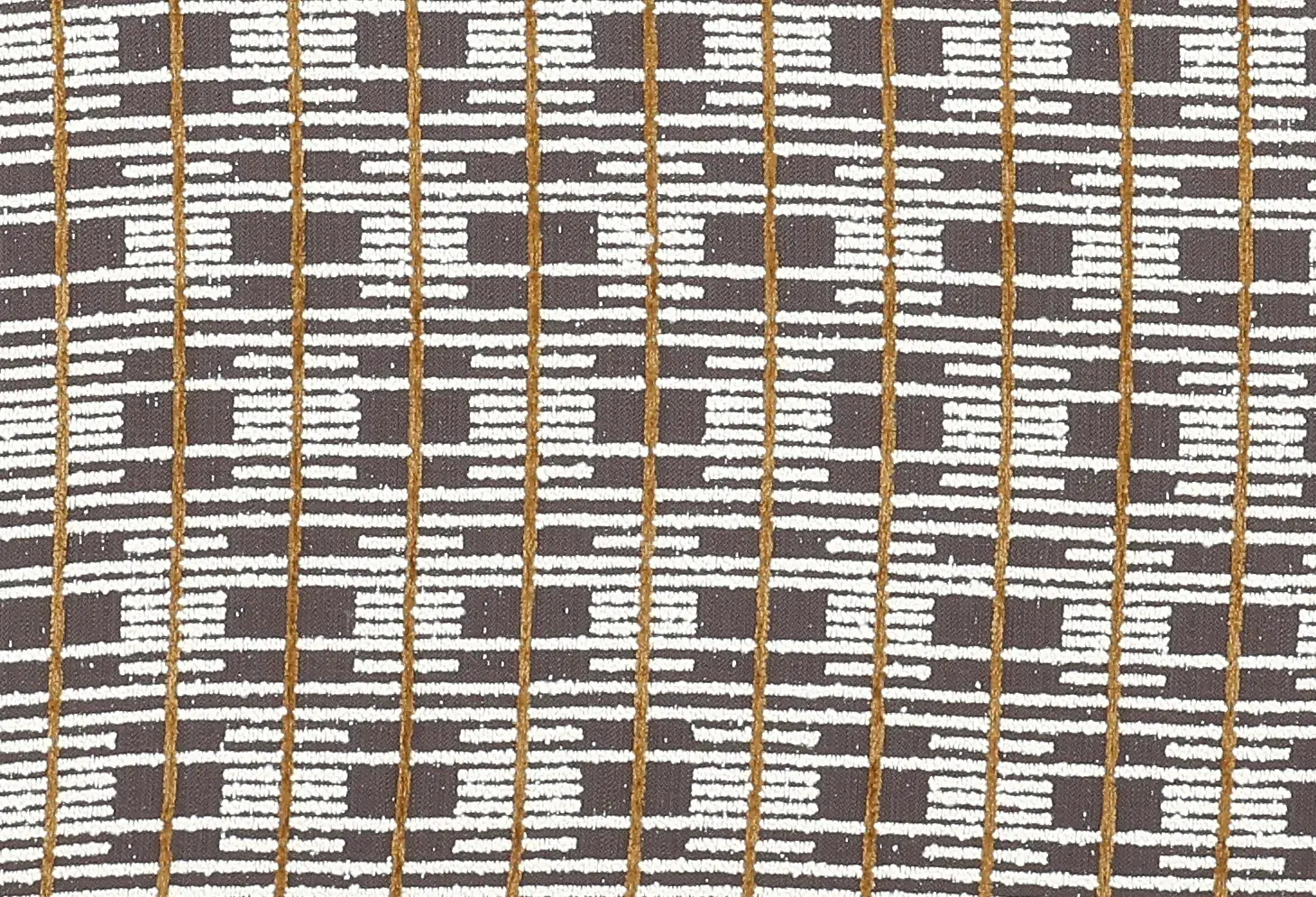 Bulletin Boulder Brown Mid Century Abstract Grid Accent Chair-8