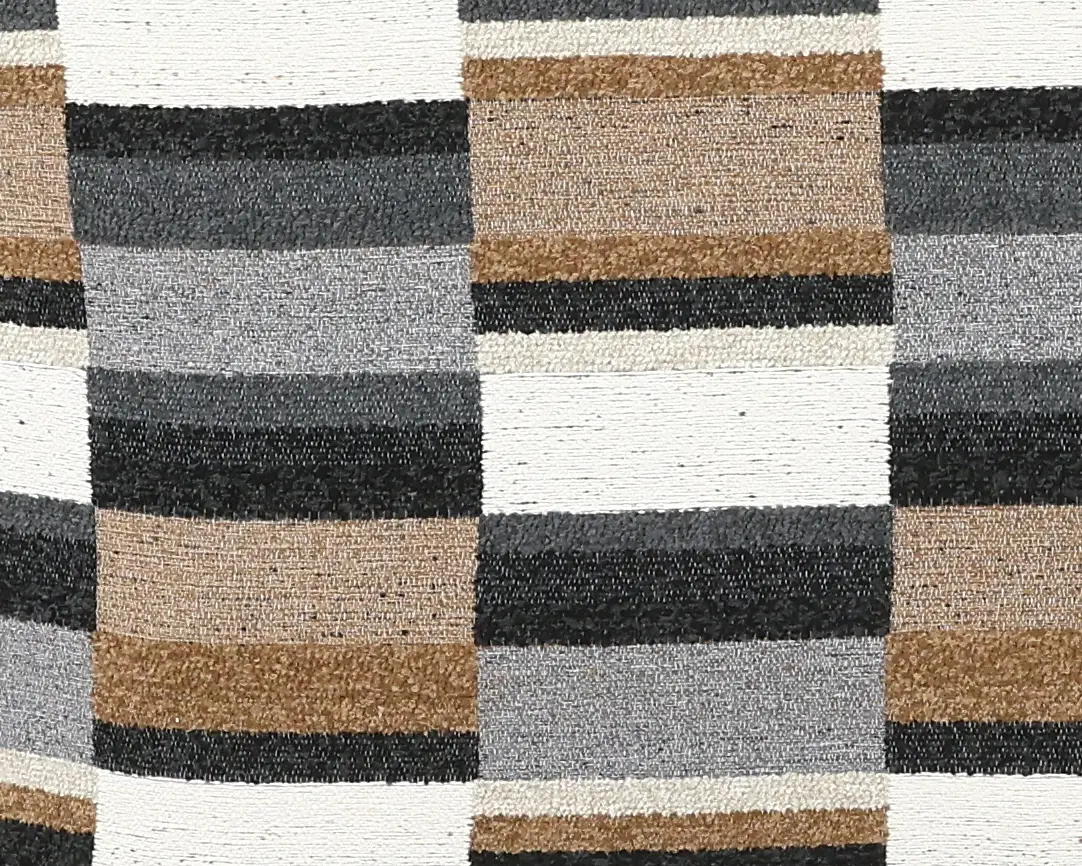 Brigade Coffee Brown and Gray Striped Accent Chair-8