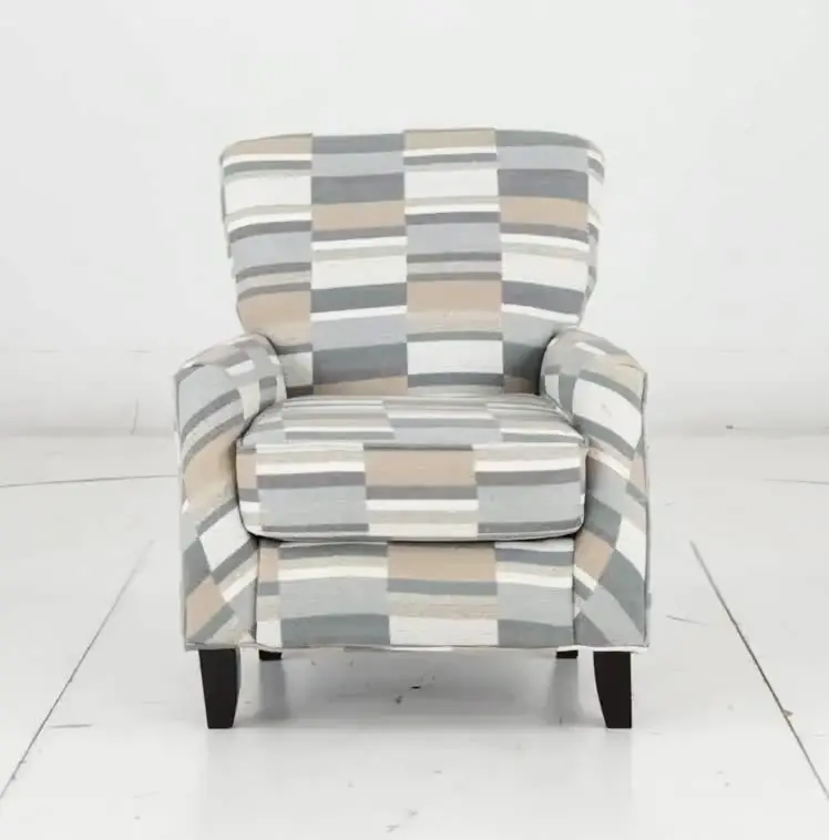 Brigade Lake Gray and Beige Striped Accent Chair-10