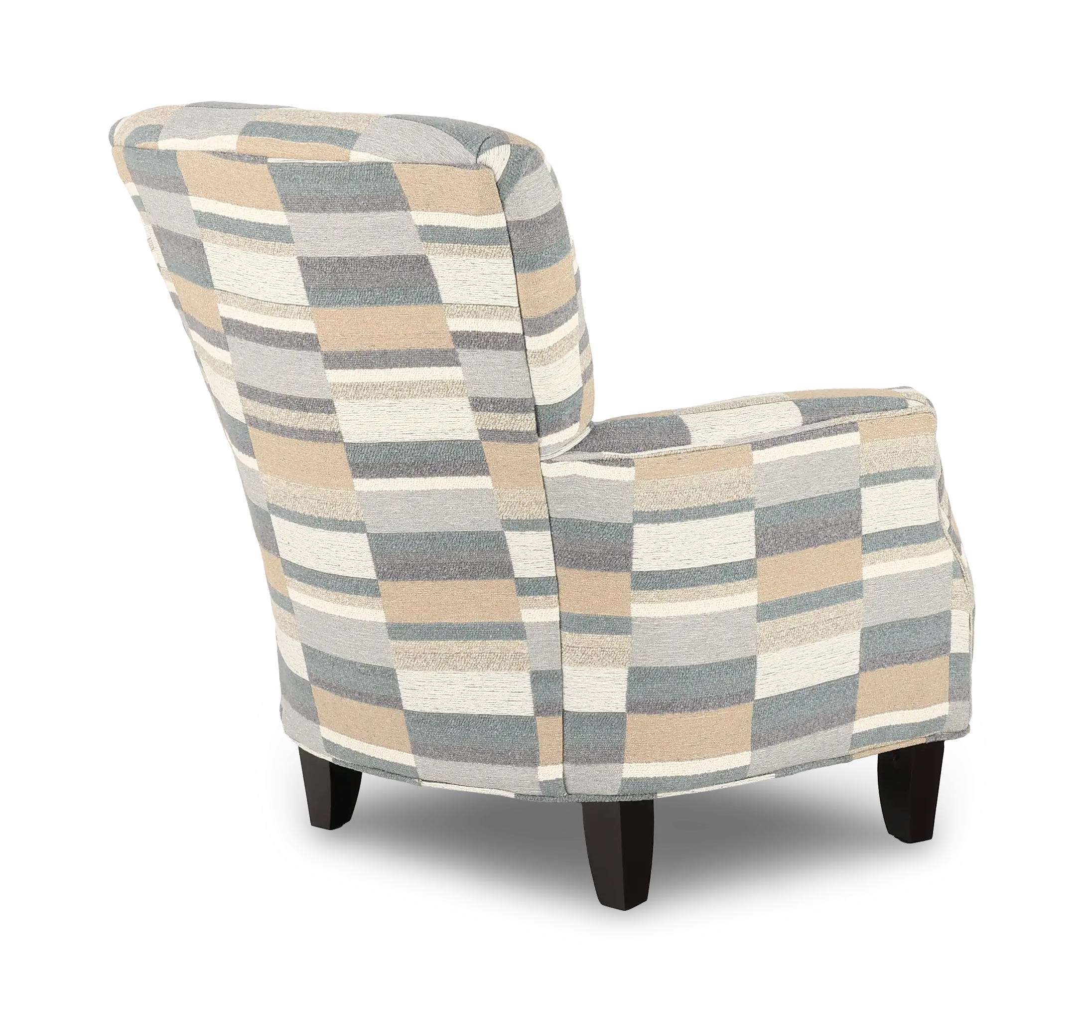 Brigade Lake Gray and Beige Striped Accent Chair-6