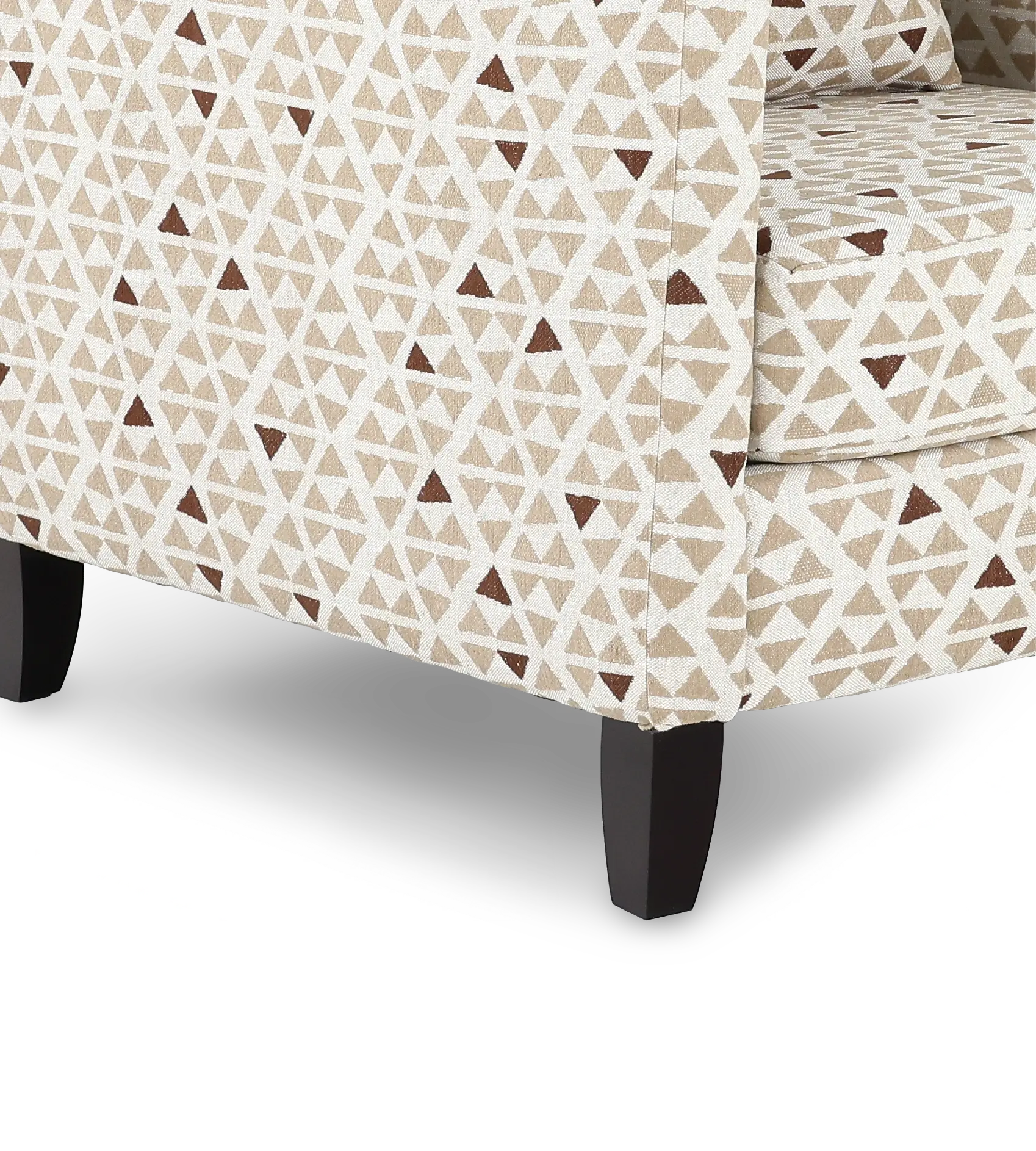 Bodega Mineral Gray Geometric Accent Chair-7