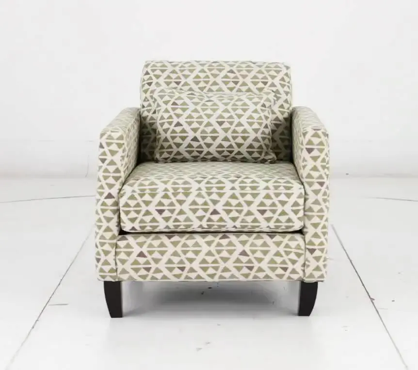 Bodega Garden Green Geometric Accent Chair-10