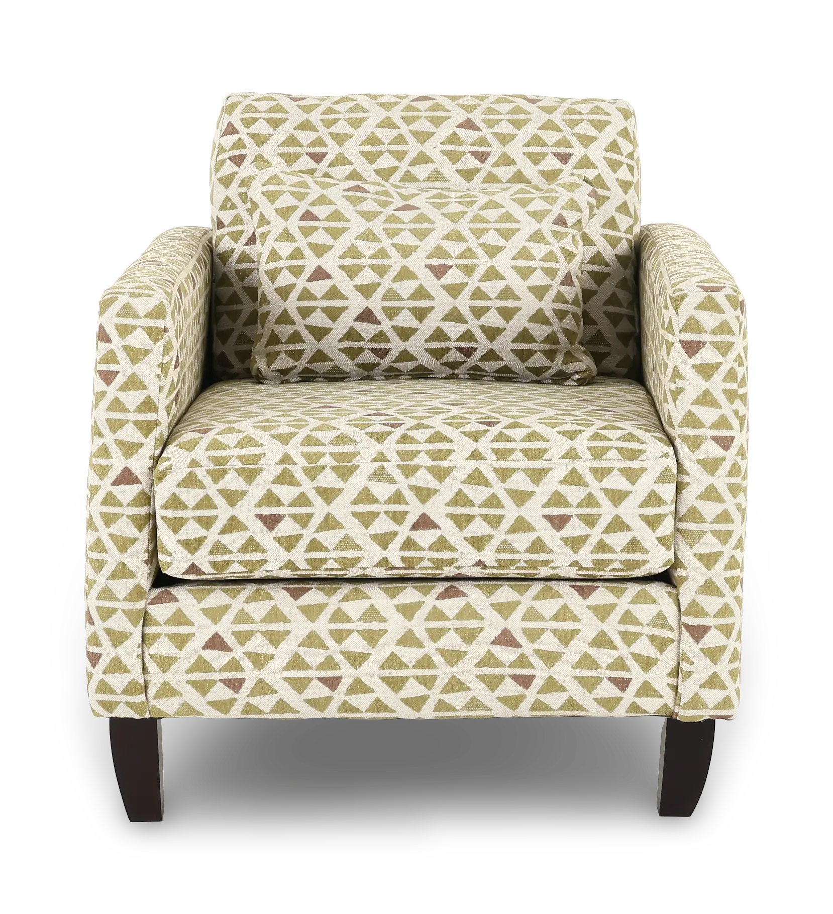 Bodega Garden Green Geometric Accent Chair-4