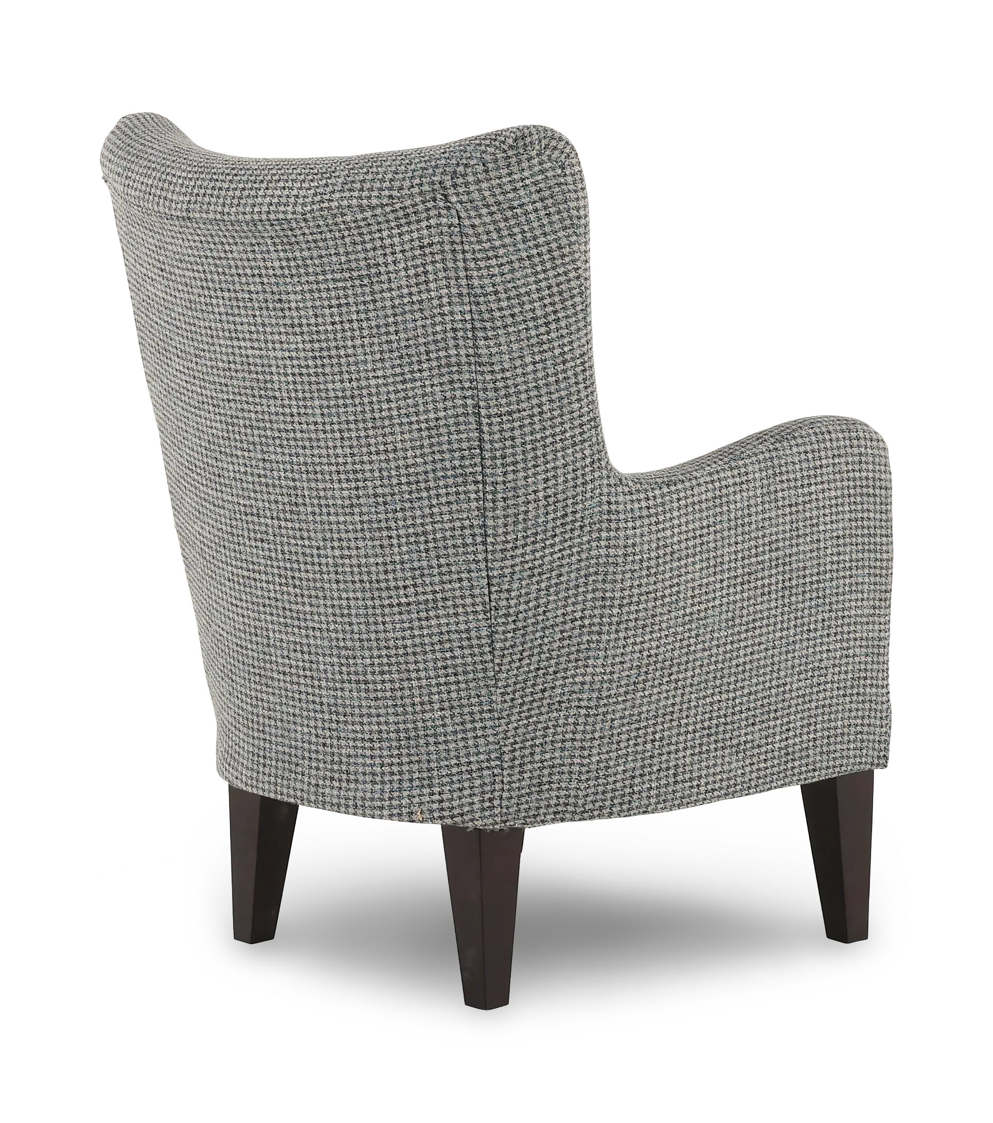 Novae Blue Gray Wingback Accent Chair-6