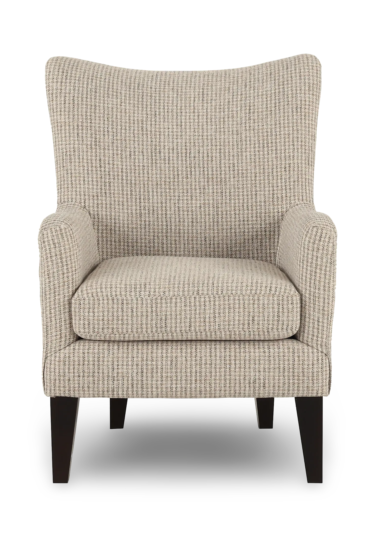 Novae Light Gray Wingback Accent Chair-4
