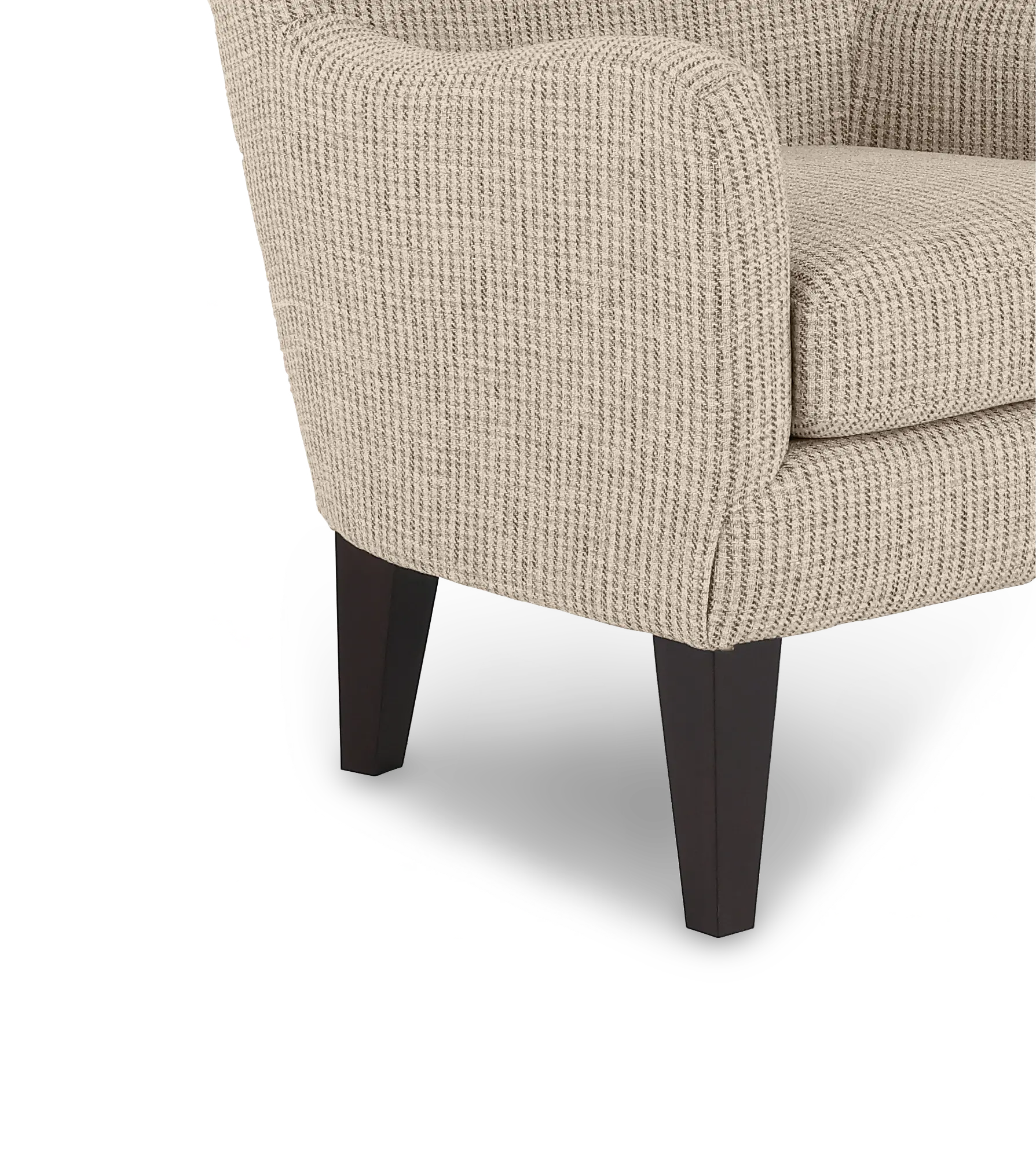 Novae Light Gray Wingback Accent Chair-5