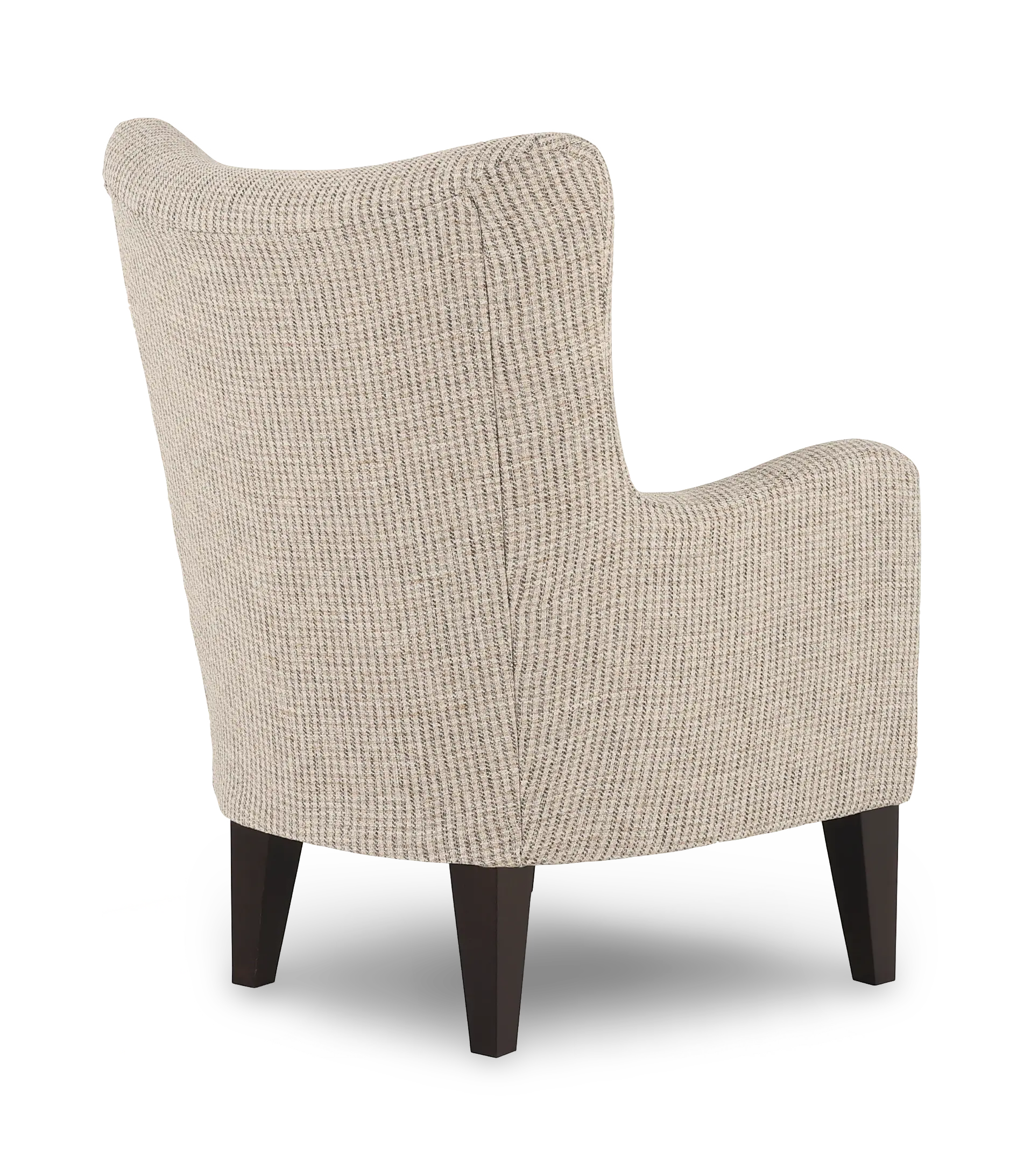 Novae Light Gray Wingback Accent Chair-7