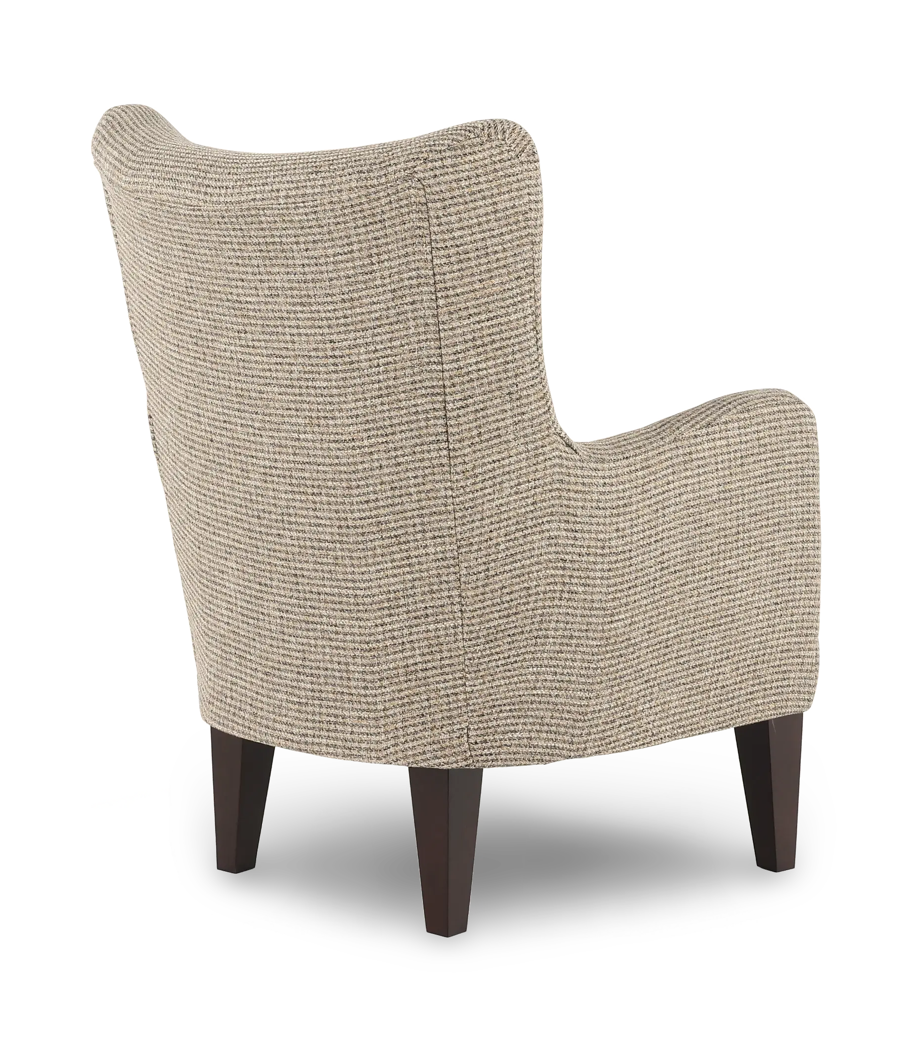 Novae Greige Wingback Accent Chair-6