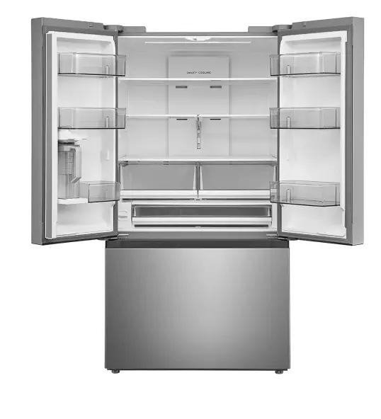 Midea 27 Cu Ft Counter‑Depth 3-Door Refrigerator with AutoFill Water Pitcher – Stainless Steel-7