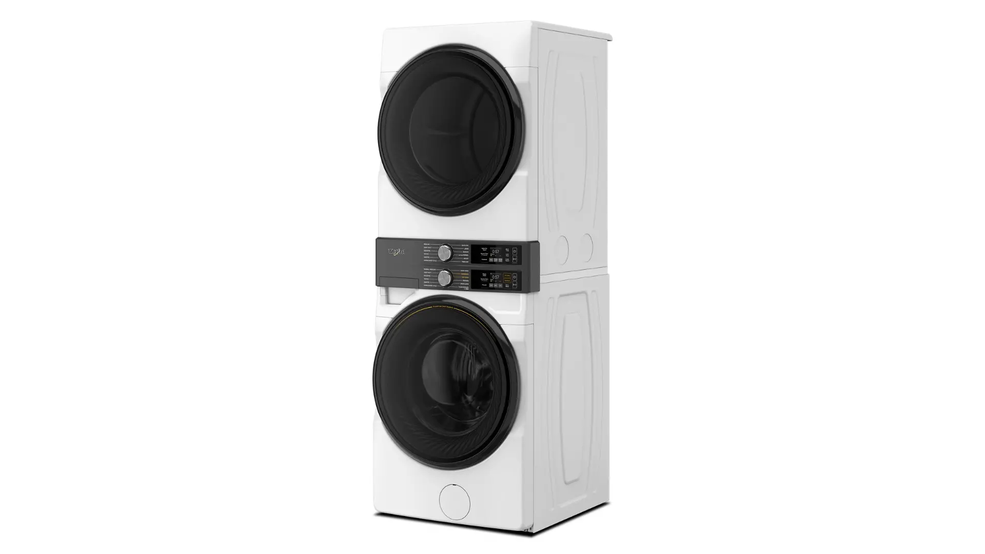 WEF5727TW Whirlpool Smart FreshFlow Vent Electric Laundry Tower - White-14