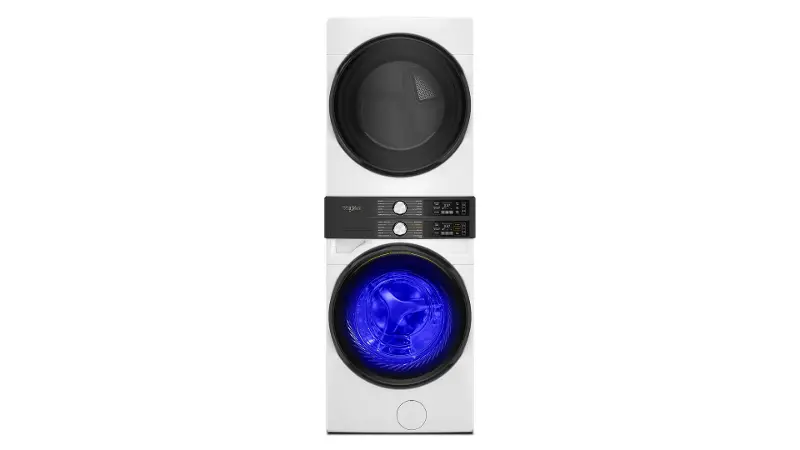 Whirlpool Smart FreshFlow Vent Electric Laundry Tower - White