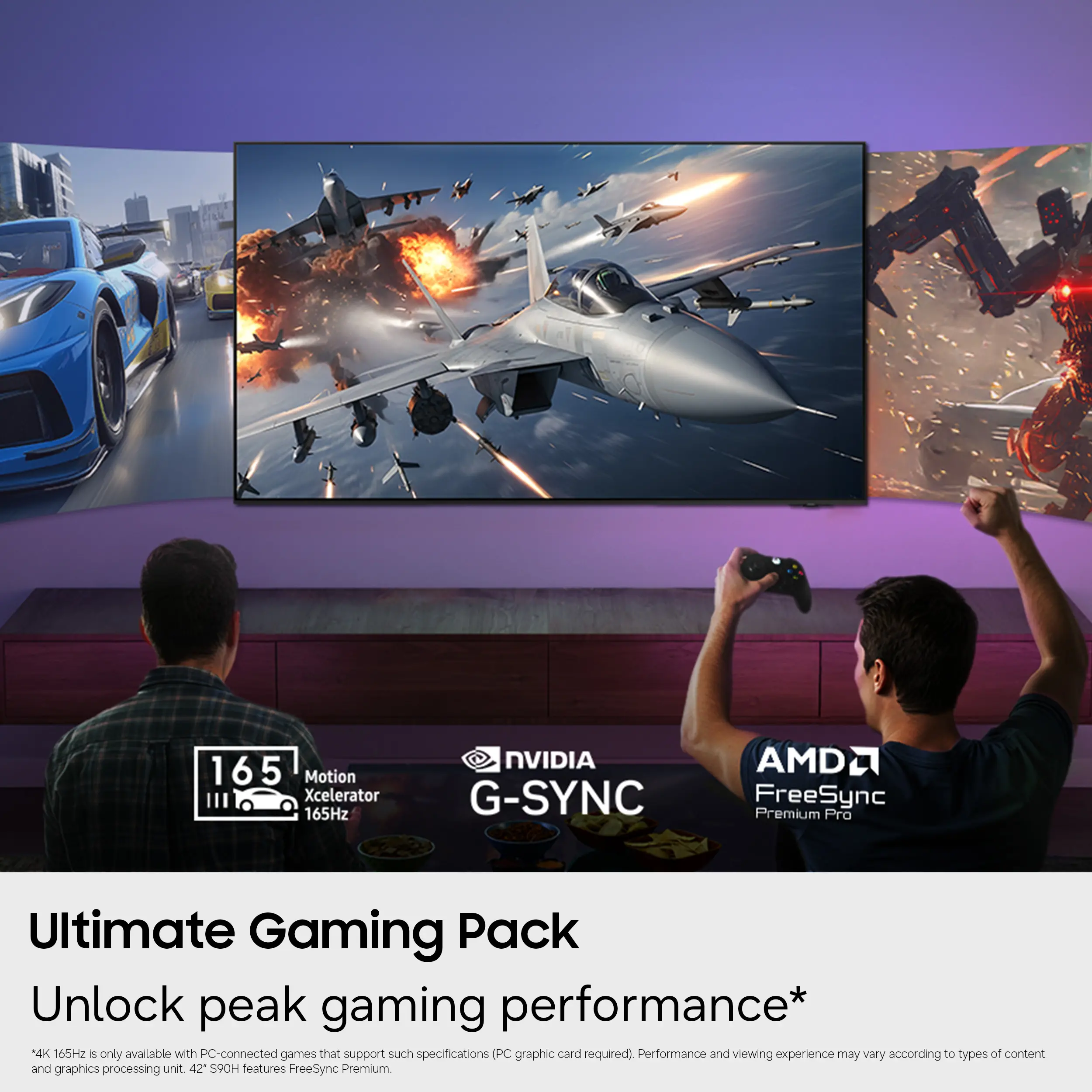 QN48S90HAEXZA Samsung 48 Class S90H Series OLED 4K UHD Samsung Vision AI Smart Tizen TV-11