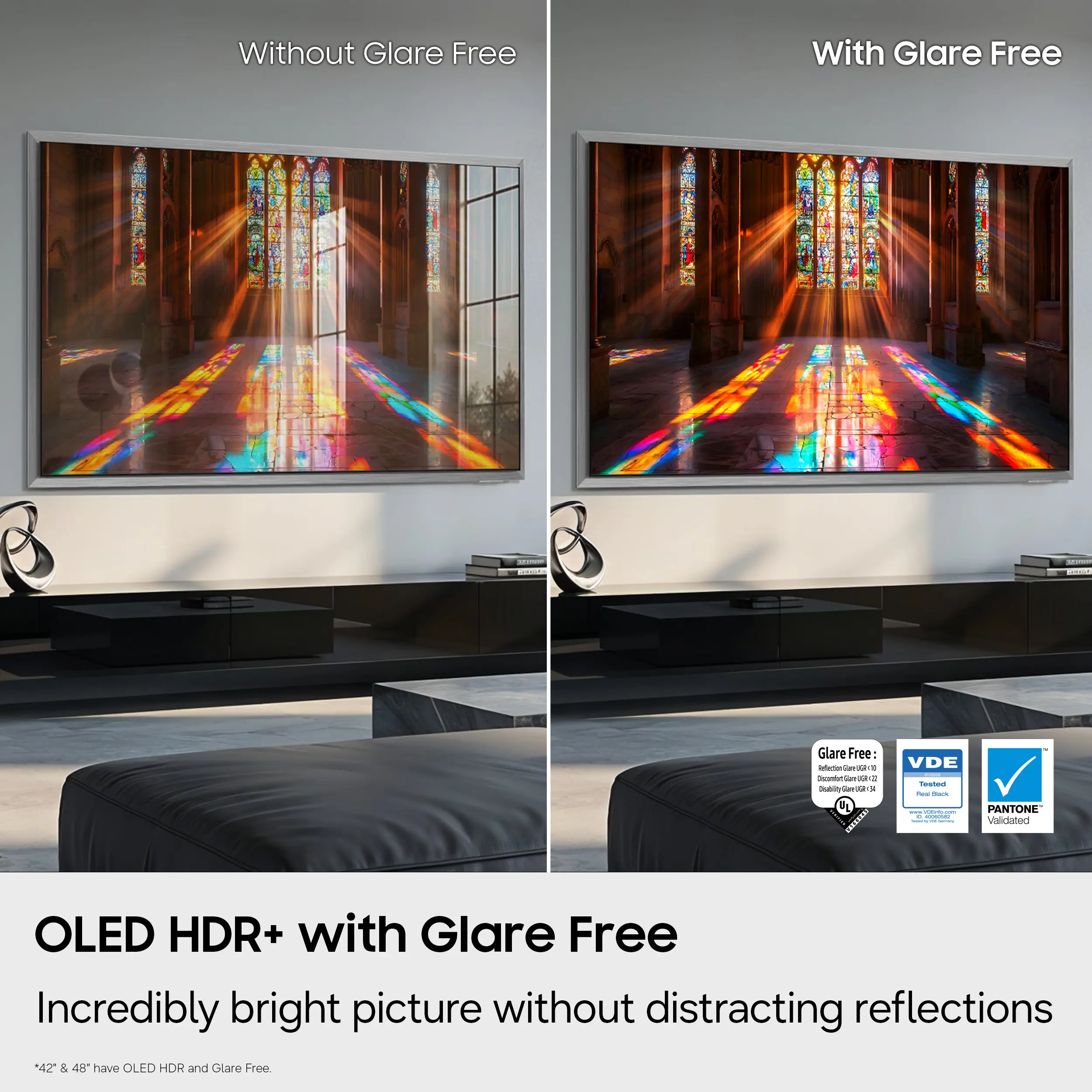 QN48S90HAEXZA Samsung 48 Class S90H Series OLED 4K UHD Samsung Vision AI Smart Tizen TV-9